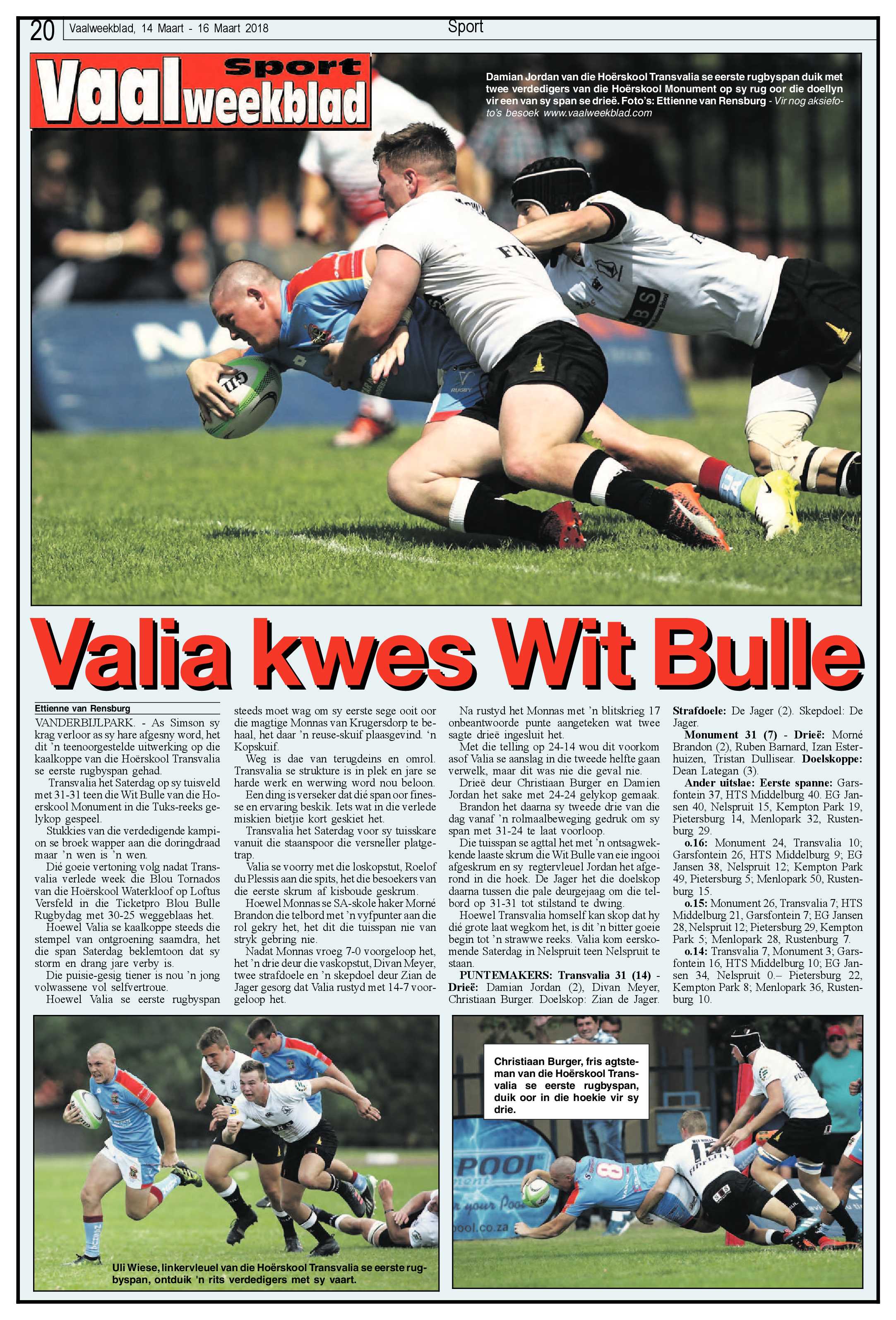 Vaalweekblad 14 – 16 Maart 2018 page 20