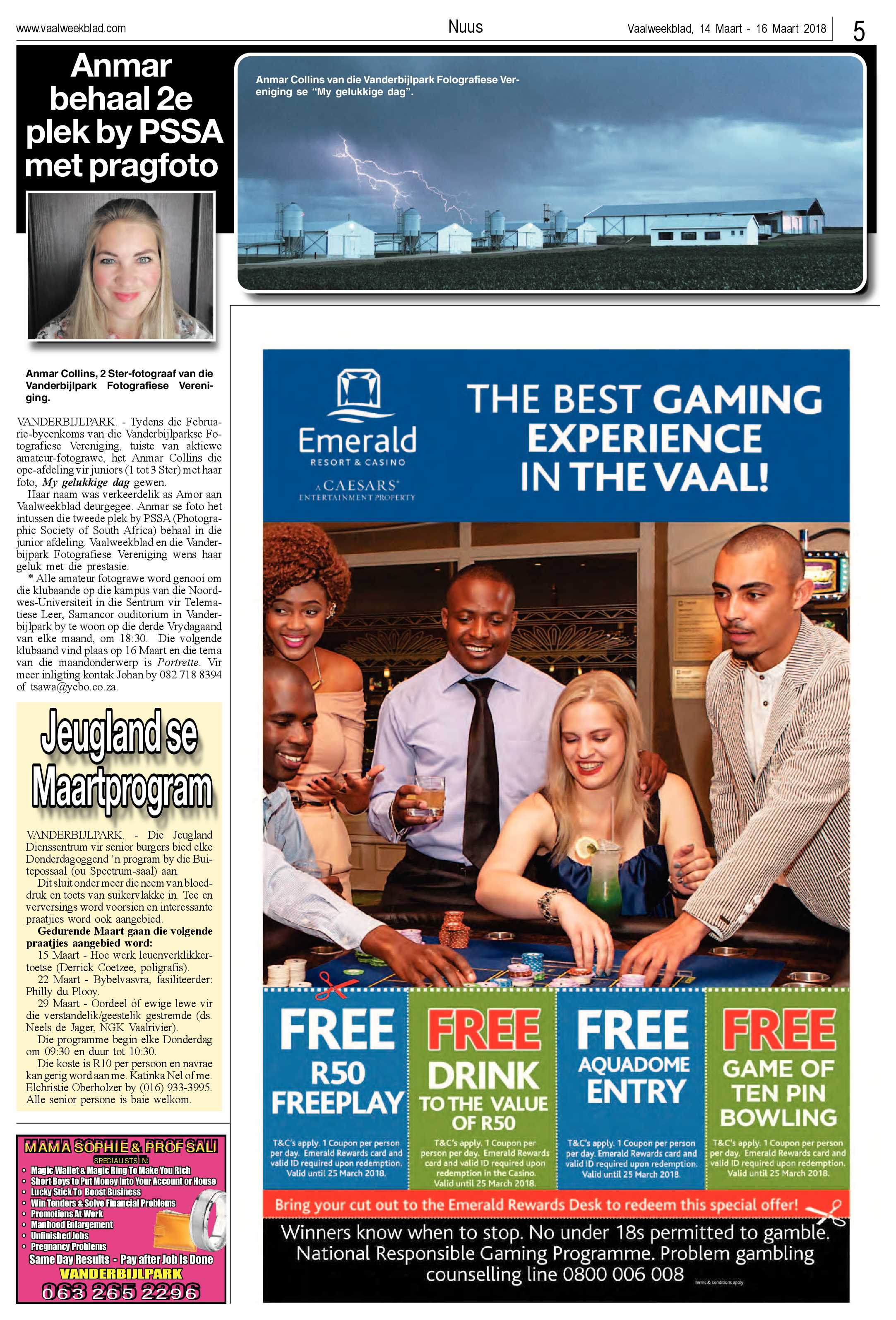 Vaalweekblad 14 – 16 Maart 2018 page 5