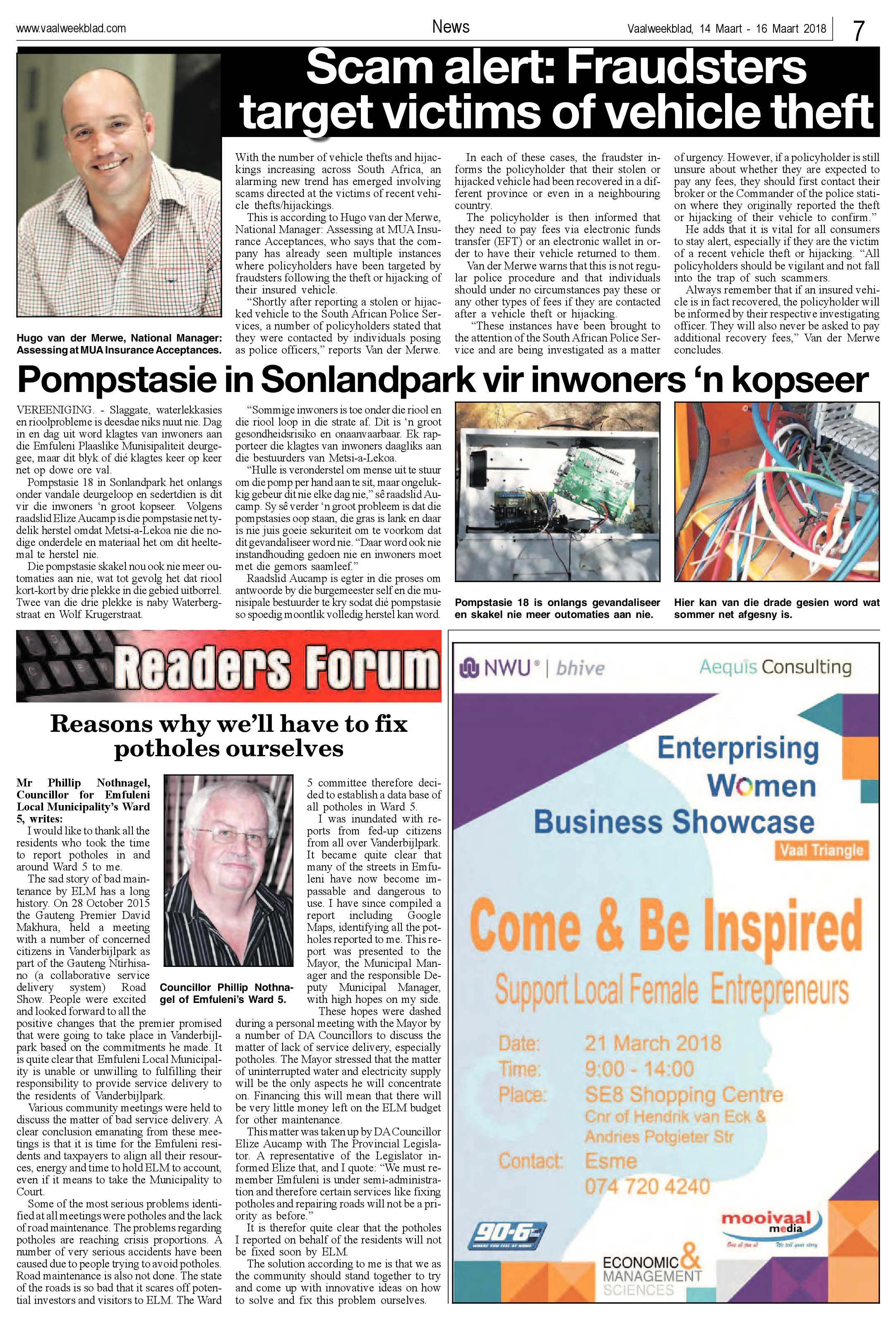 Vaalweekblad 14 – 16 Maart 2018 page 7