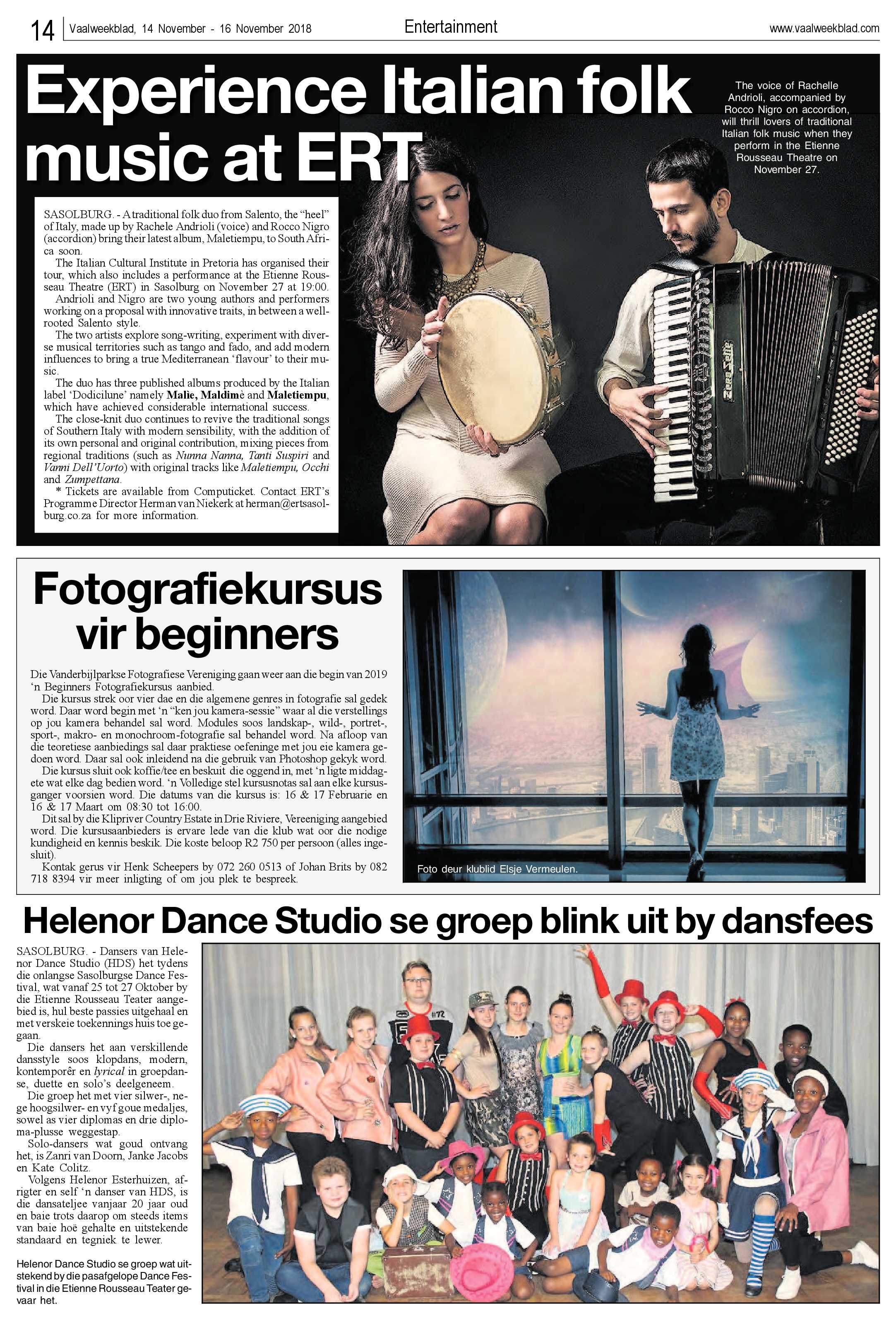 Vaalweekblad 14 – 16 November 2018 page 14