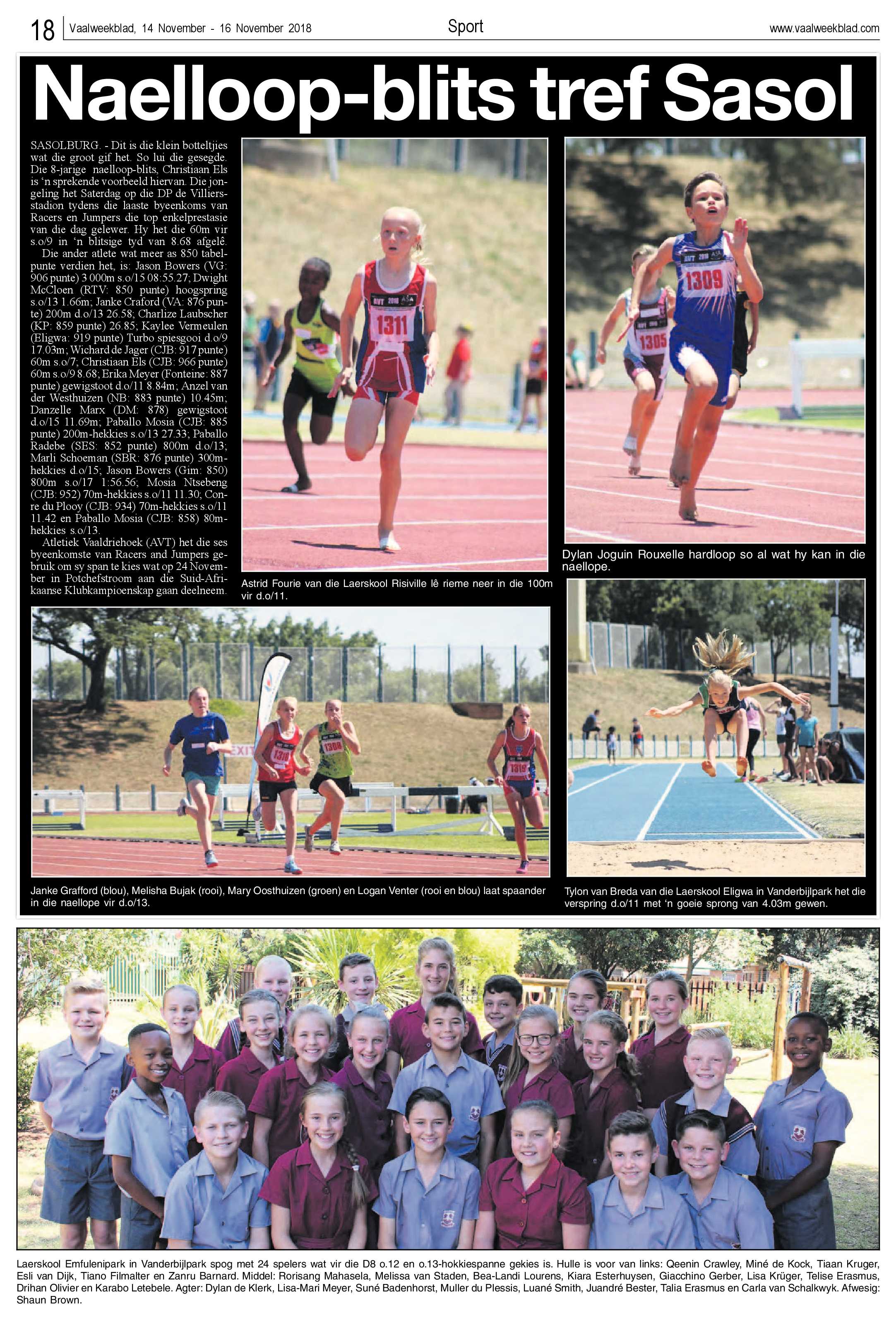 Vaalweekblad 14 – 16 November 2018 page 18