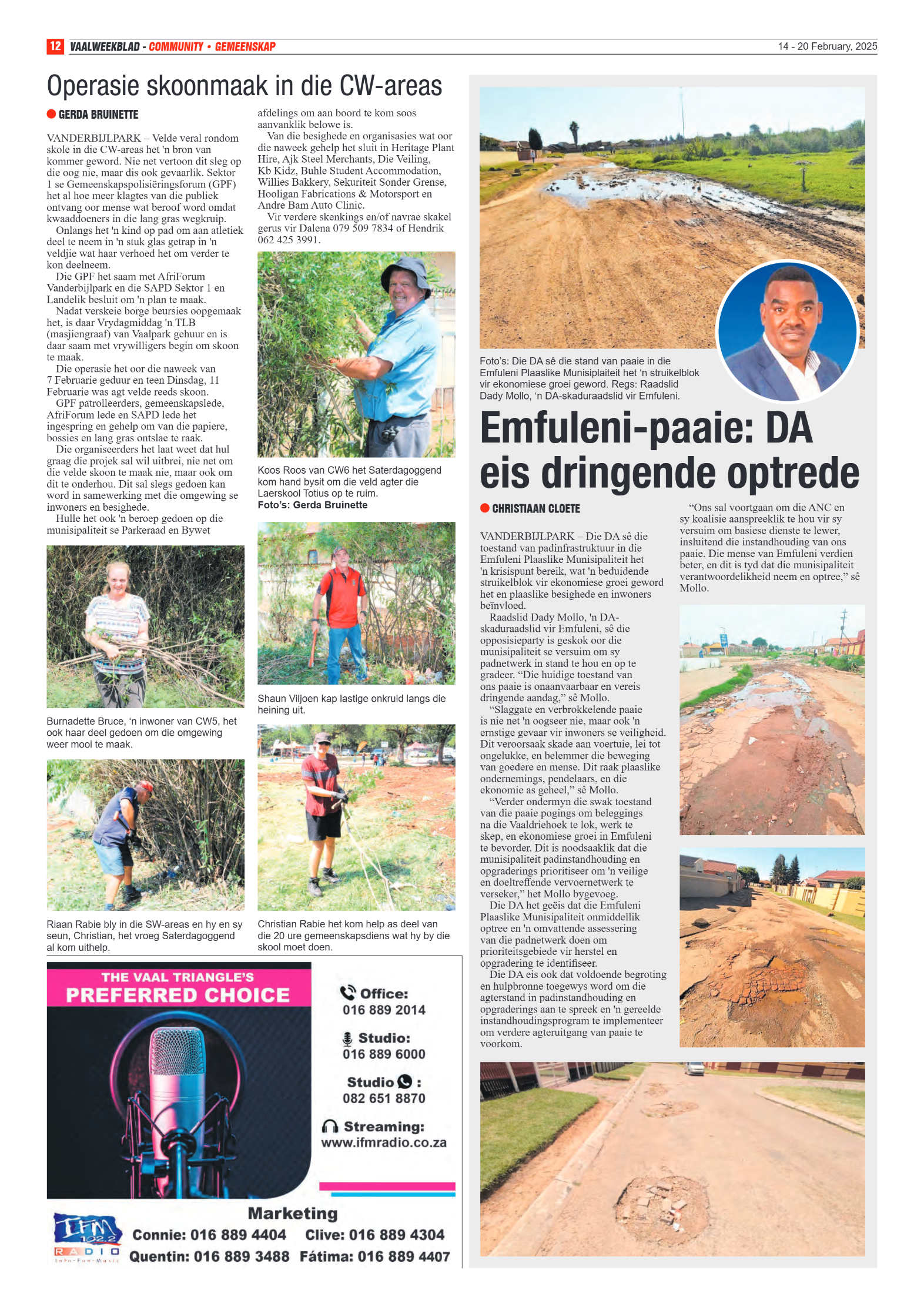 Vaalweekblad 14 – 20 February, 2025 page 12