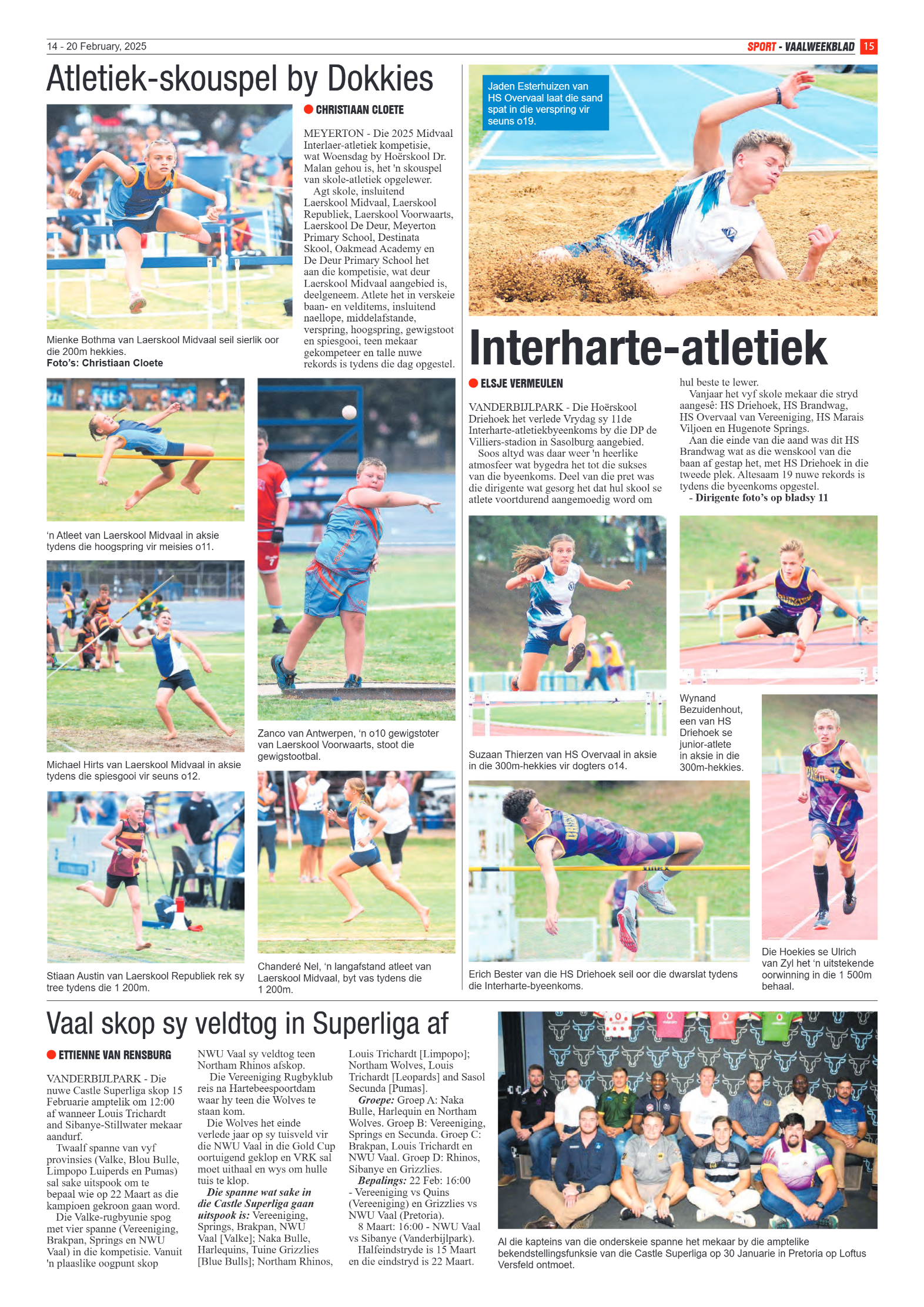 Vaalweekblad 14 – 20 February, 2025 page 15