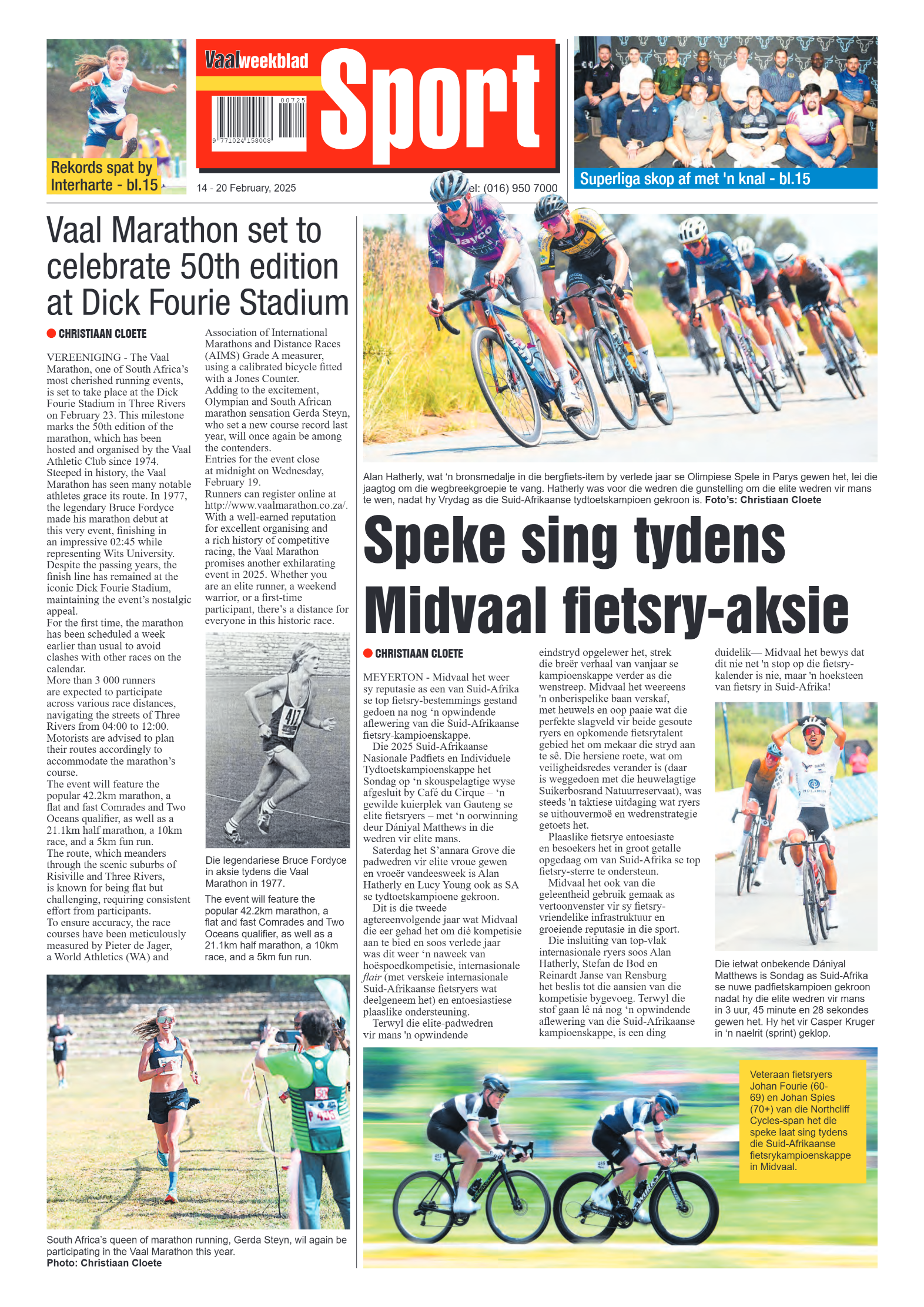 Vaalweekblad 14 – 20 February, 2025 page 16