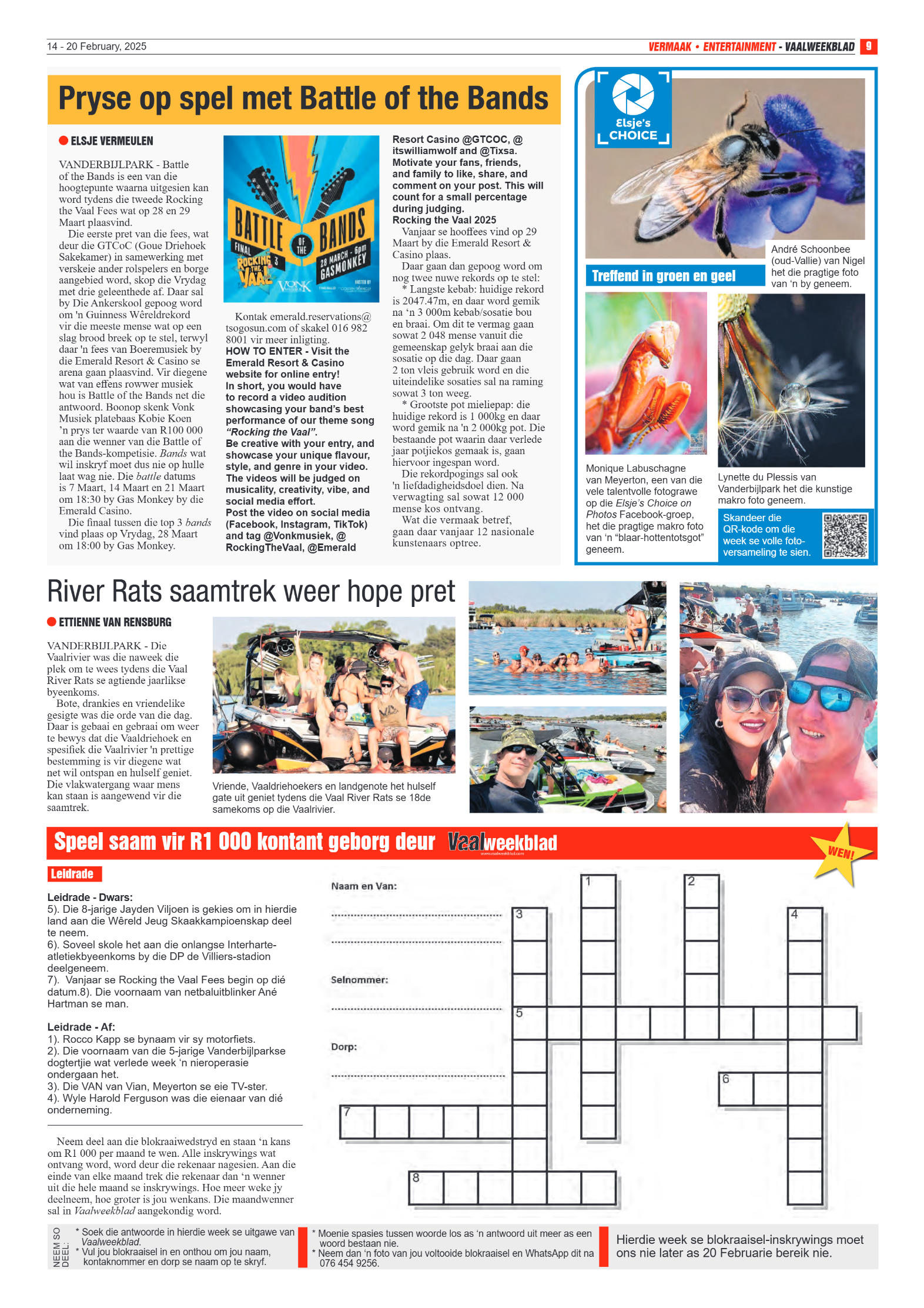 Vaalweekblad 14 – 20 February, 2025 page 9