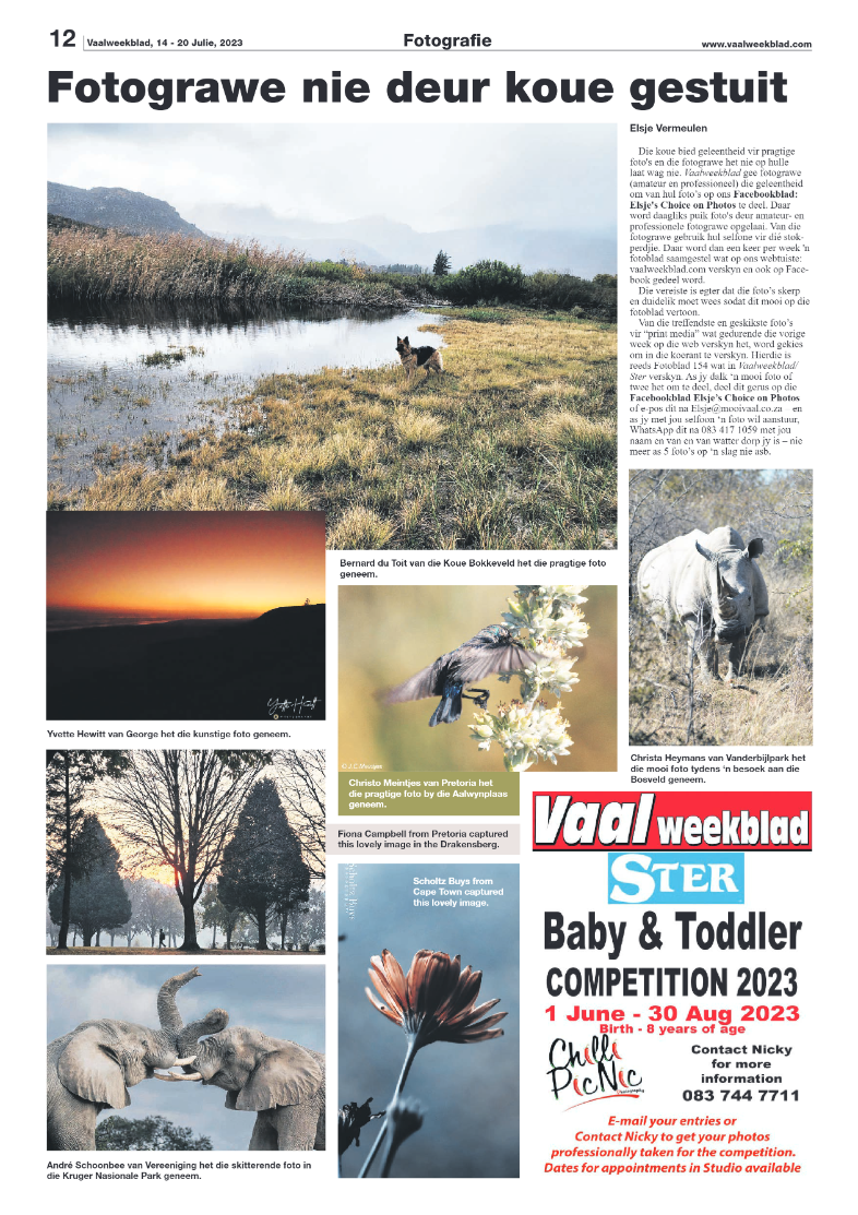 Vaalweekblad, 14 – 20 Julie, 2023 page 12