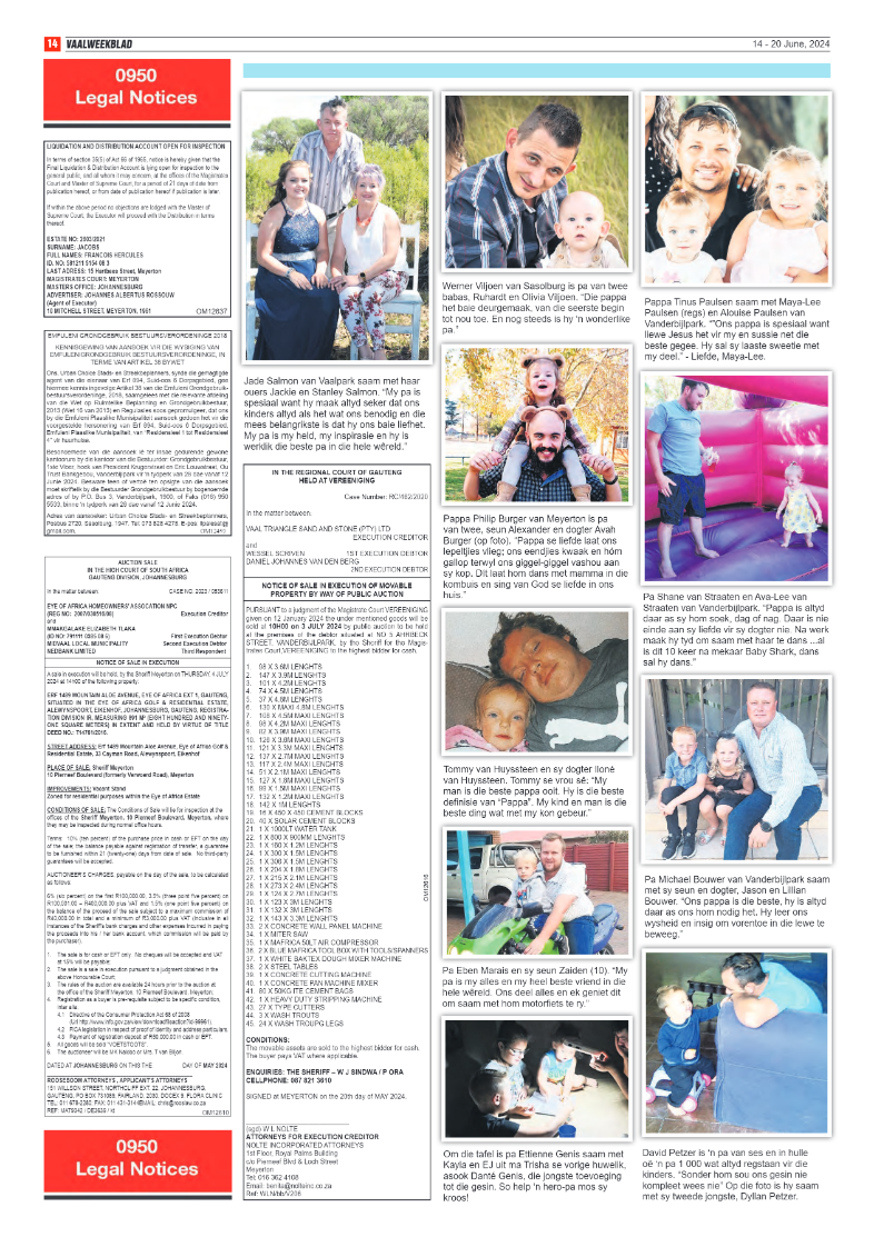 Vaalweekblad -14 – 20 June, 2024 page 14