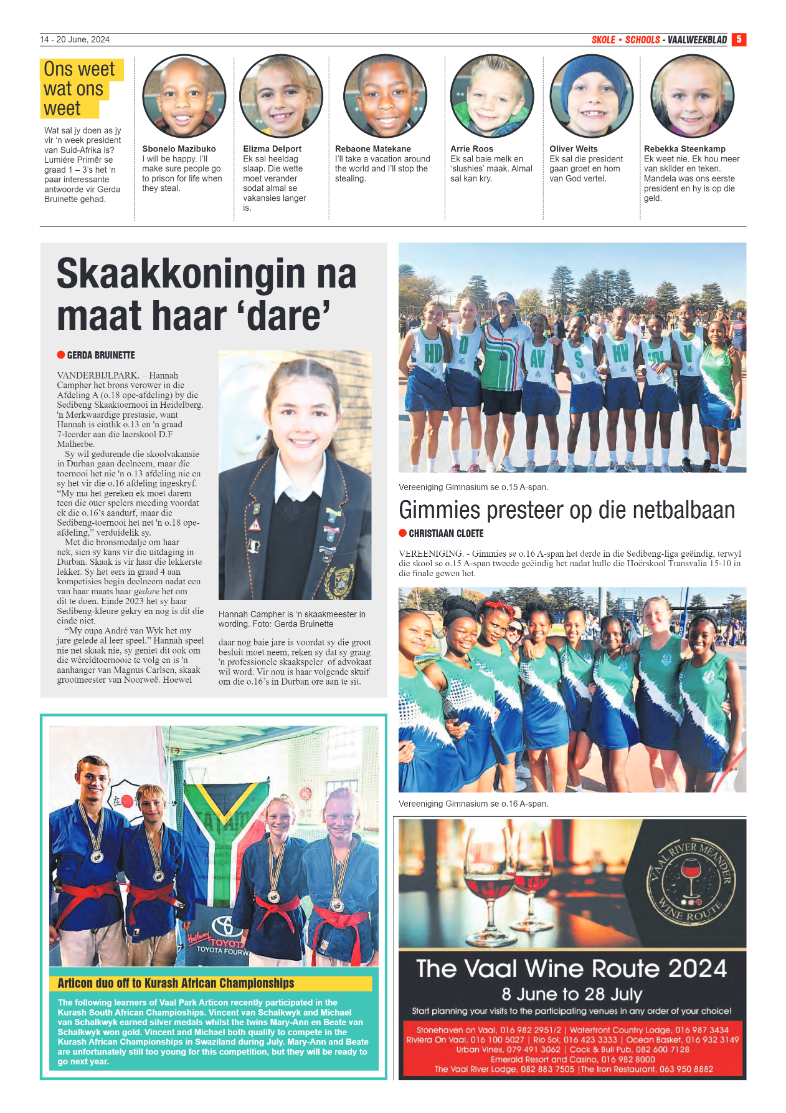 Vaalweekblad -14 – 20 June, 2024 page 5