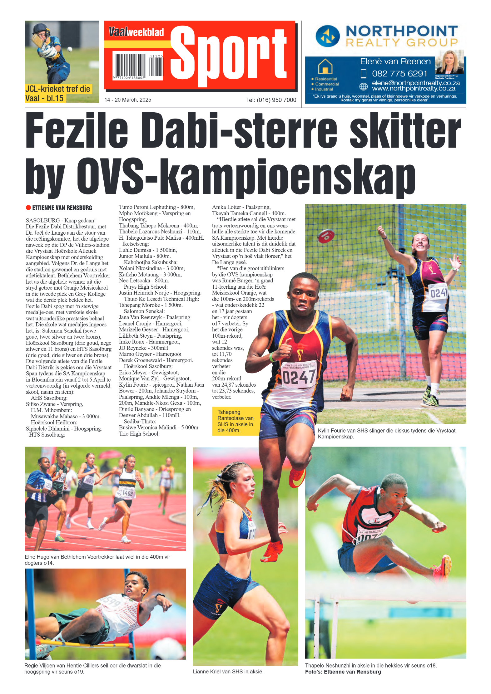Vaalweekblad 14 – 20 March, 2025 page 16