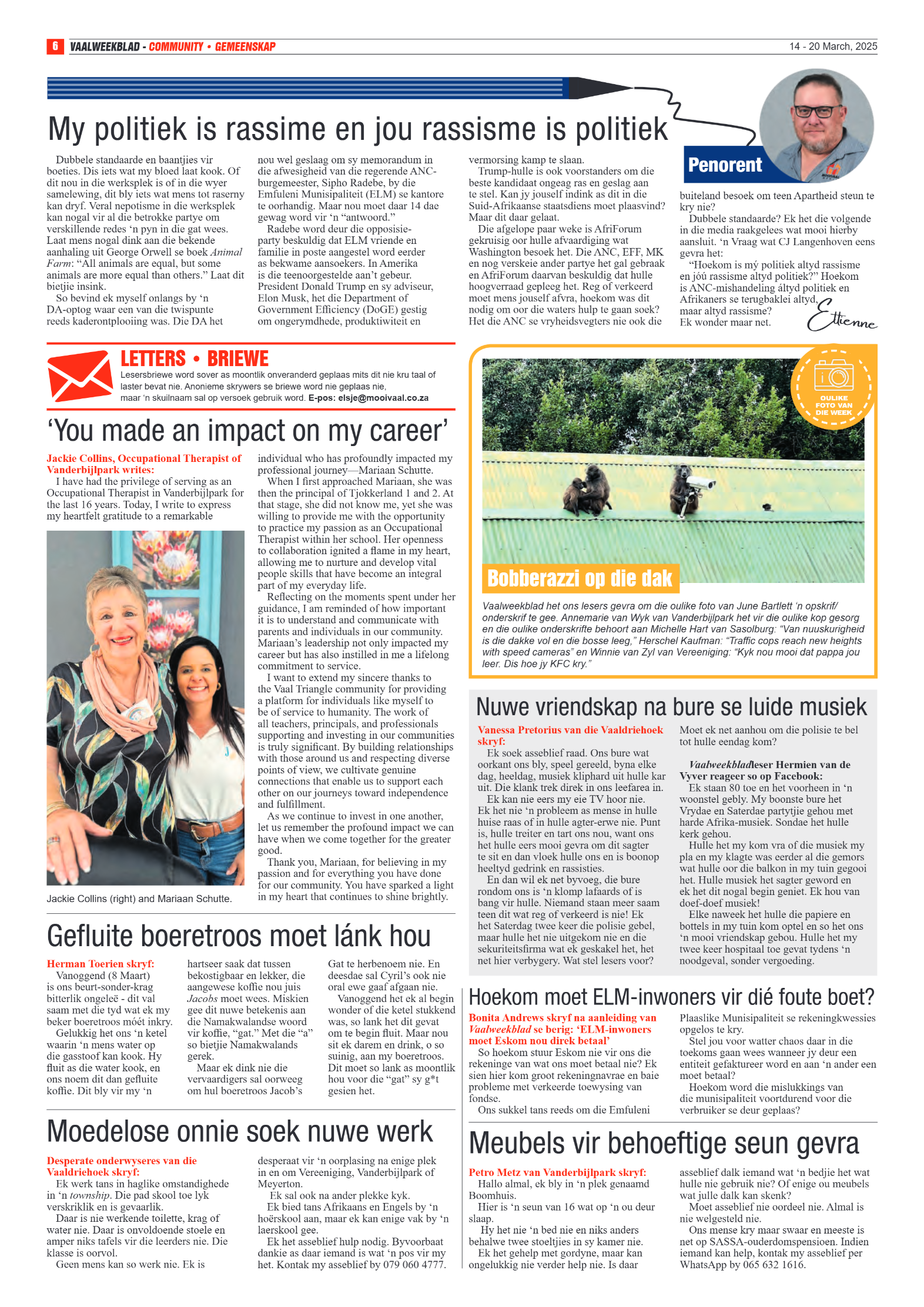 Vaalweekblad 14 – 20 March, 2025 page 6