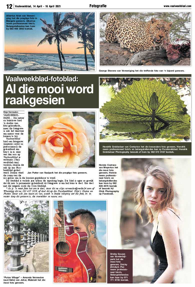 Vaalweekblad 14 April – 16 April 2021 page 12