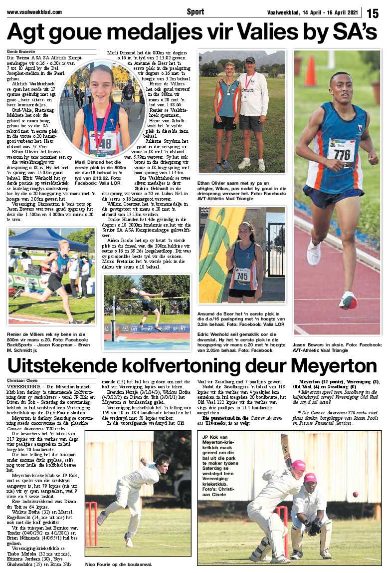 Vaalweekblad 14 April – 16 April 2021 page 15