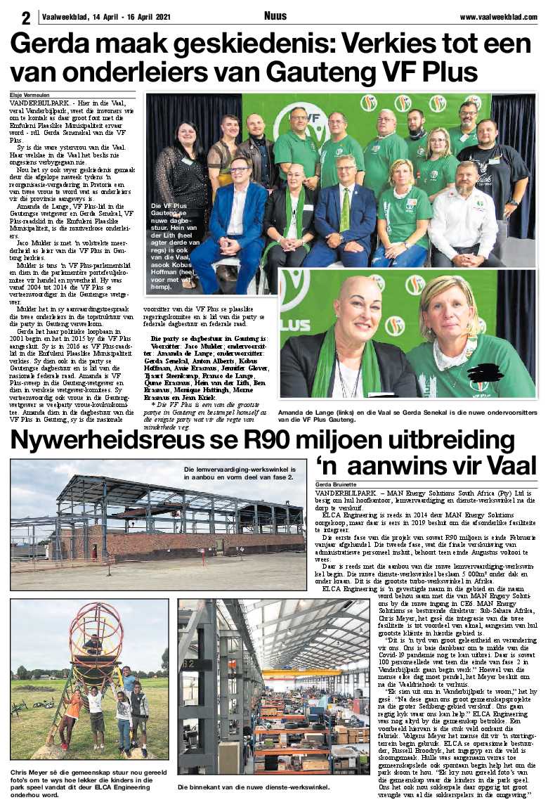 Vaalweekblad 14 April – 16 April 2021 page 2