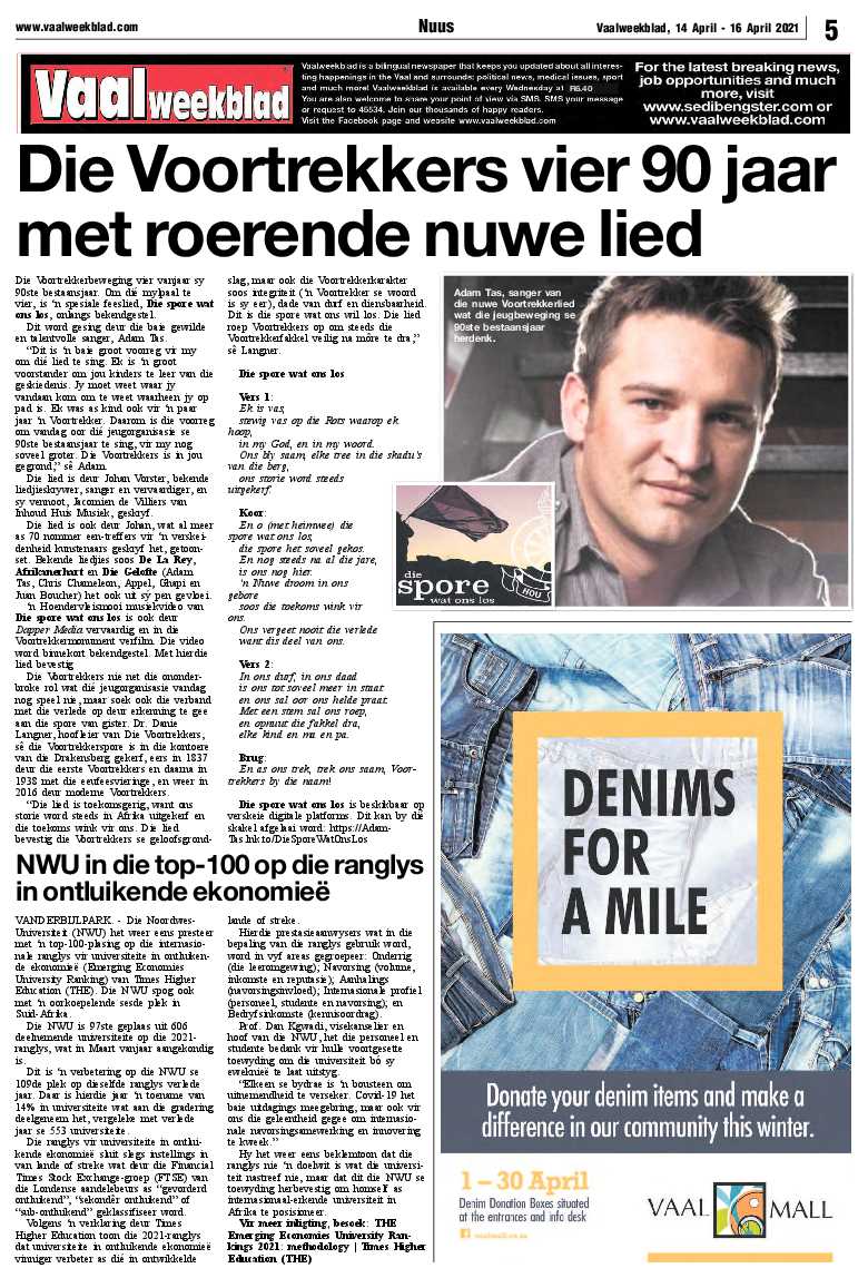 Vaalweekblad 14 April – 16 April 2021 page 5