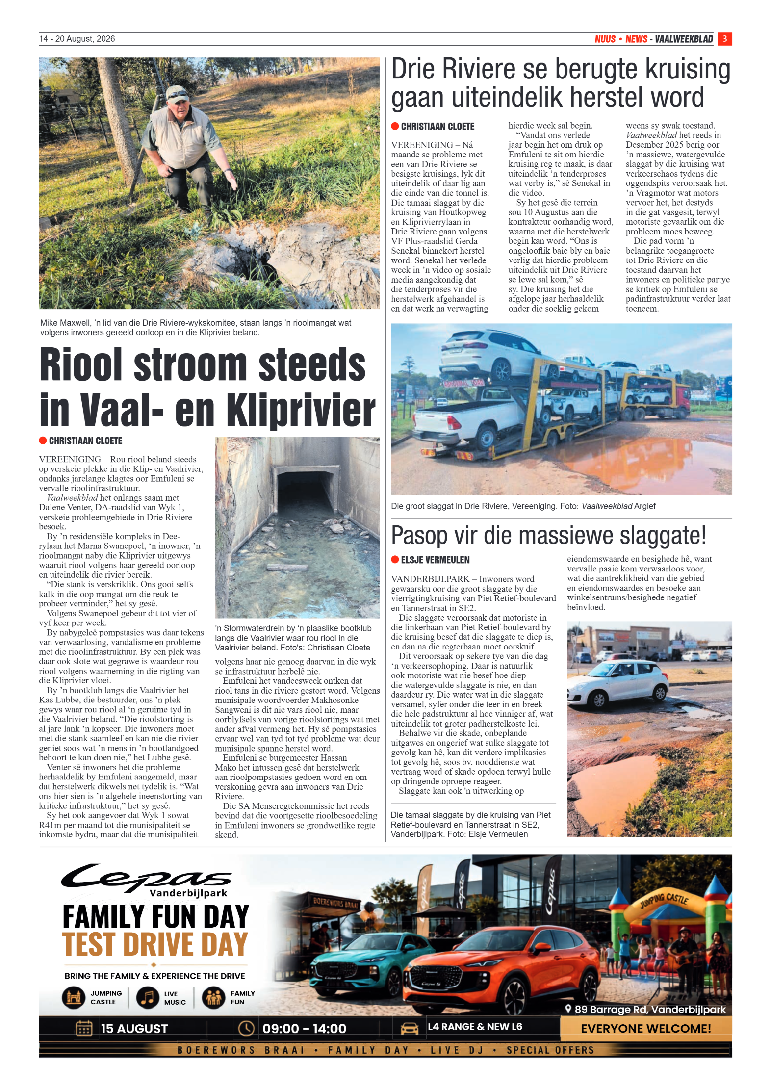 Vaalweekblad – 14 Augustus 2026 page 3