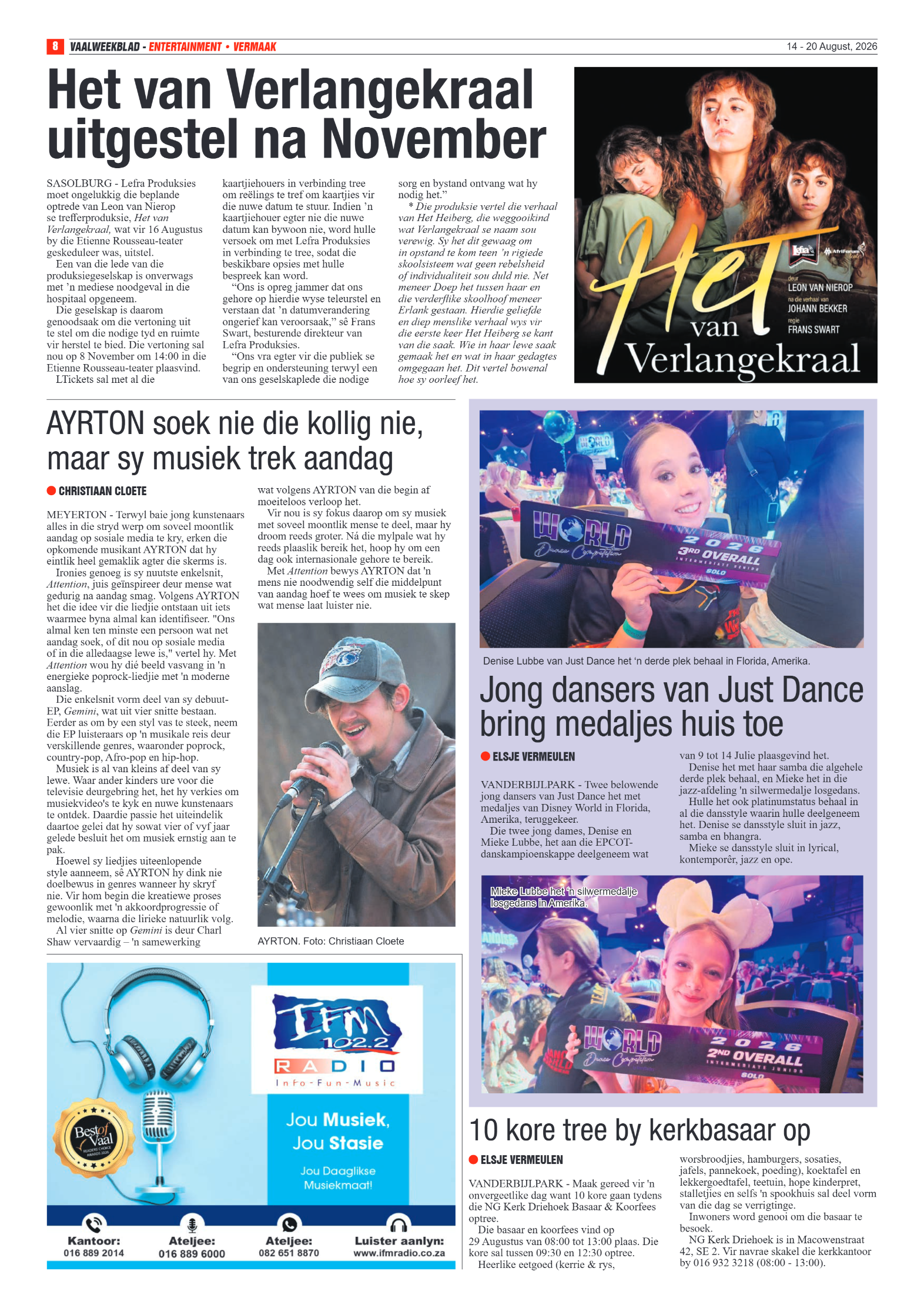 Vaalweekblad – 14 Augustus 2026 page 8