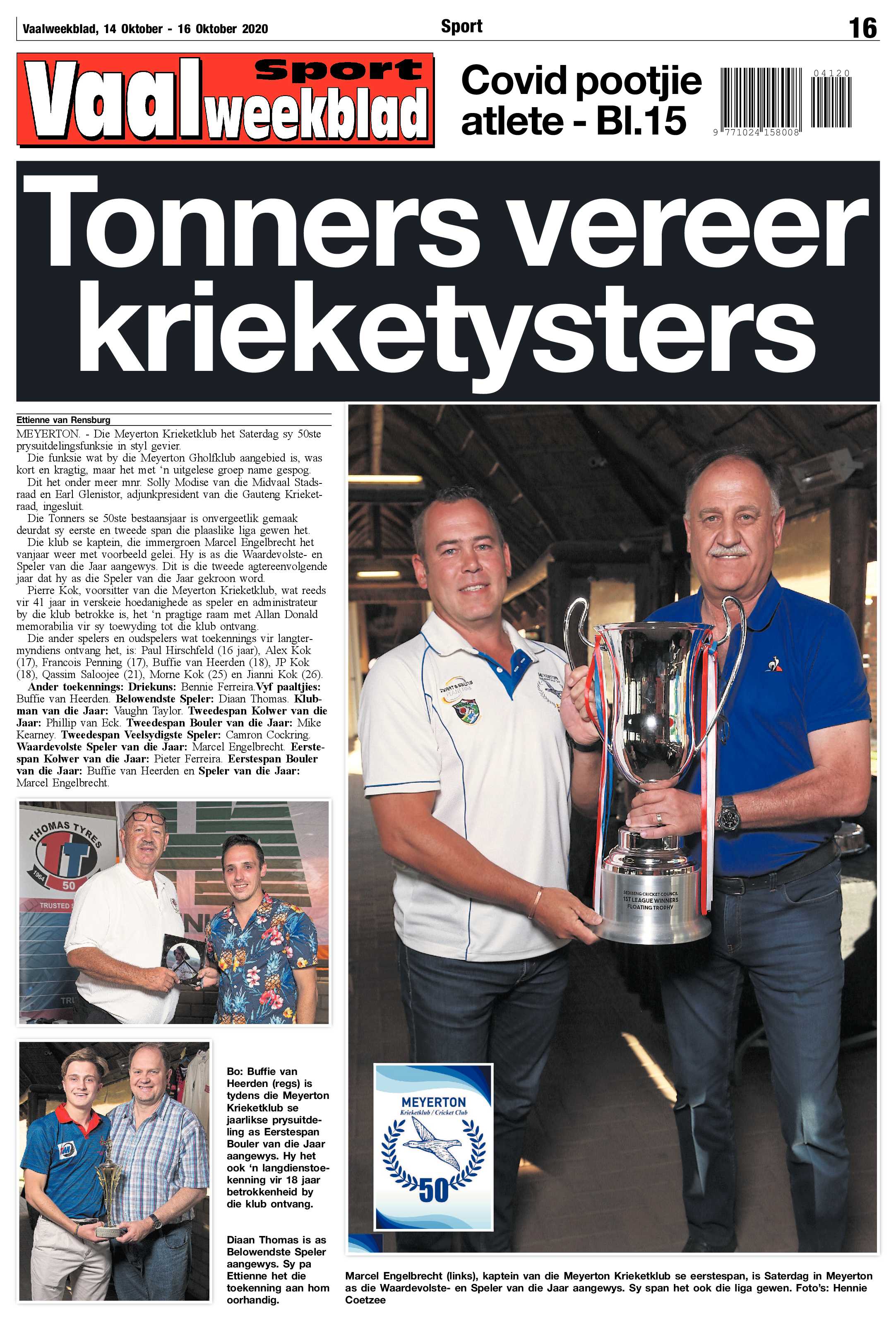 Vaalweekblad 14 Oktober – 16 Oktober 2020 page 16