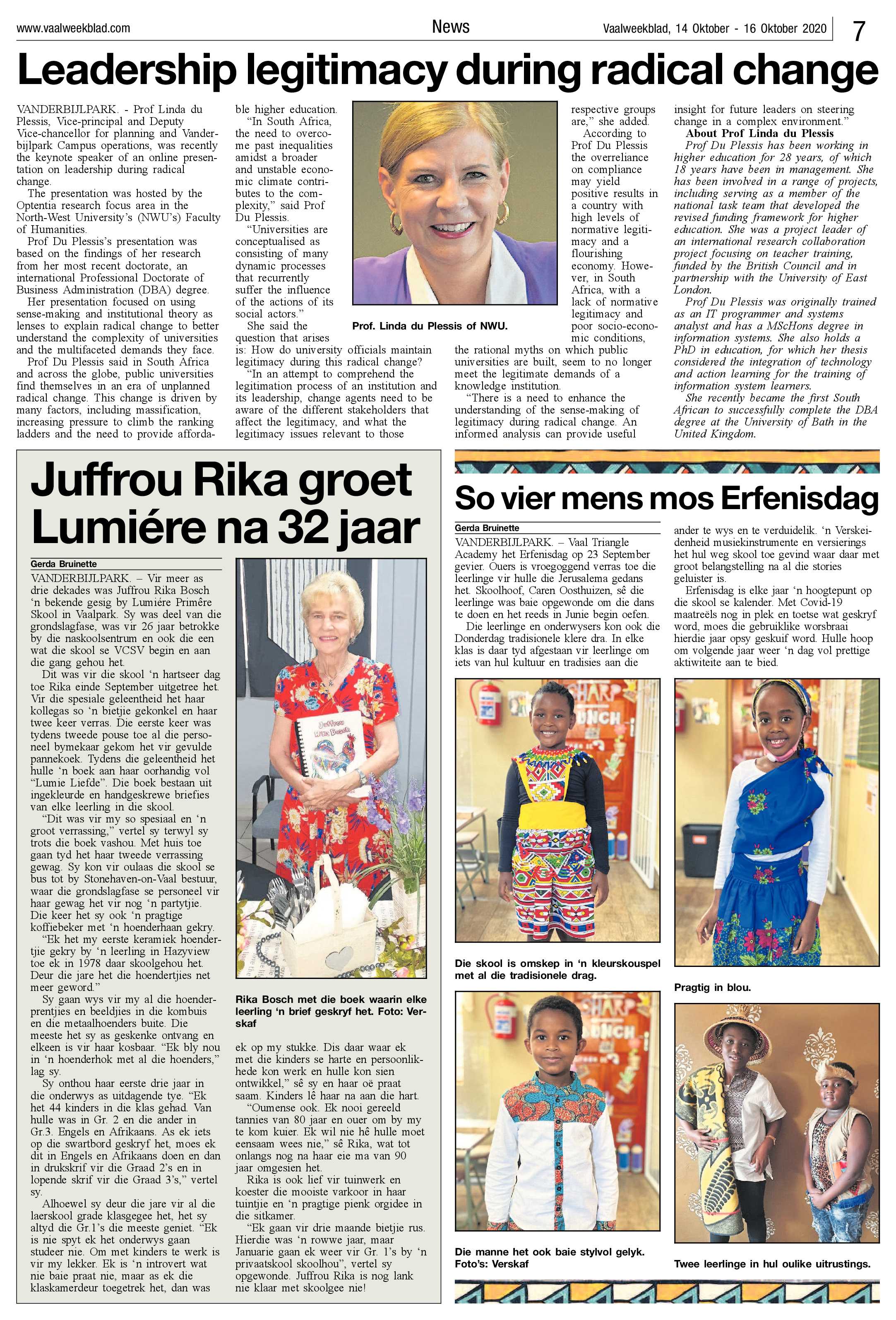 Vaalweekblad 14 Oktober – 16 Oktober 2020 page 7