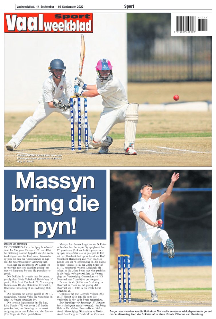 Vaalweekblad, 14 September – 16 September 2022 page 16