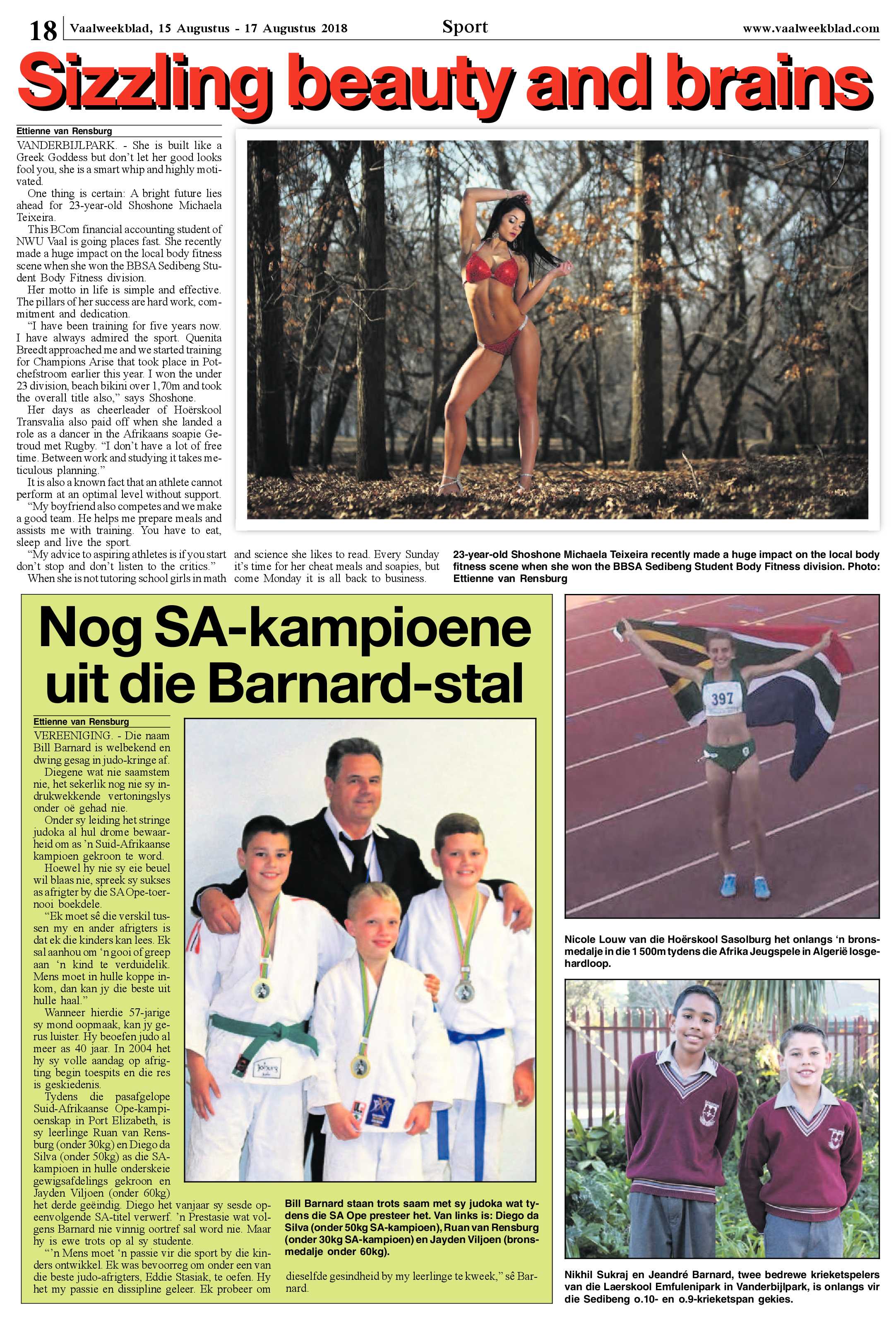 Vaalweekblad 15 – 17 Augustus 2018 page 18