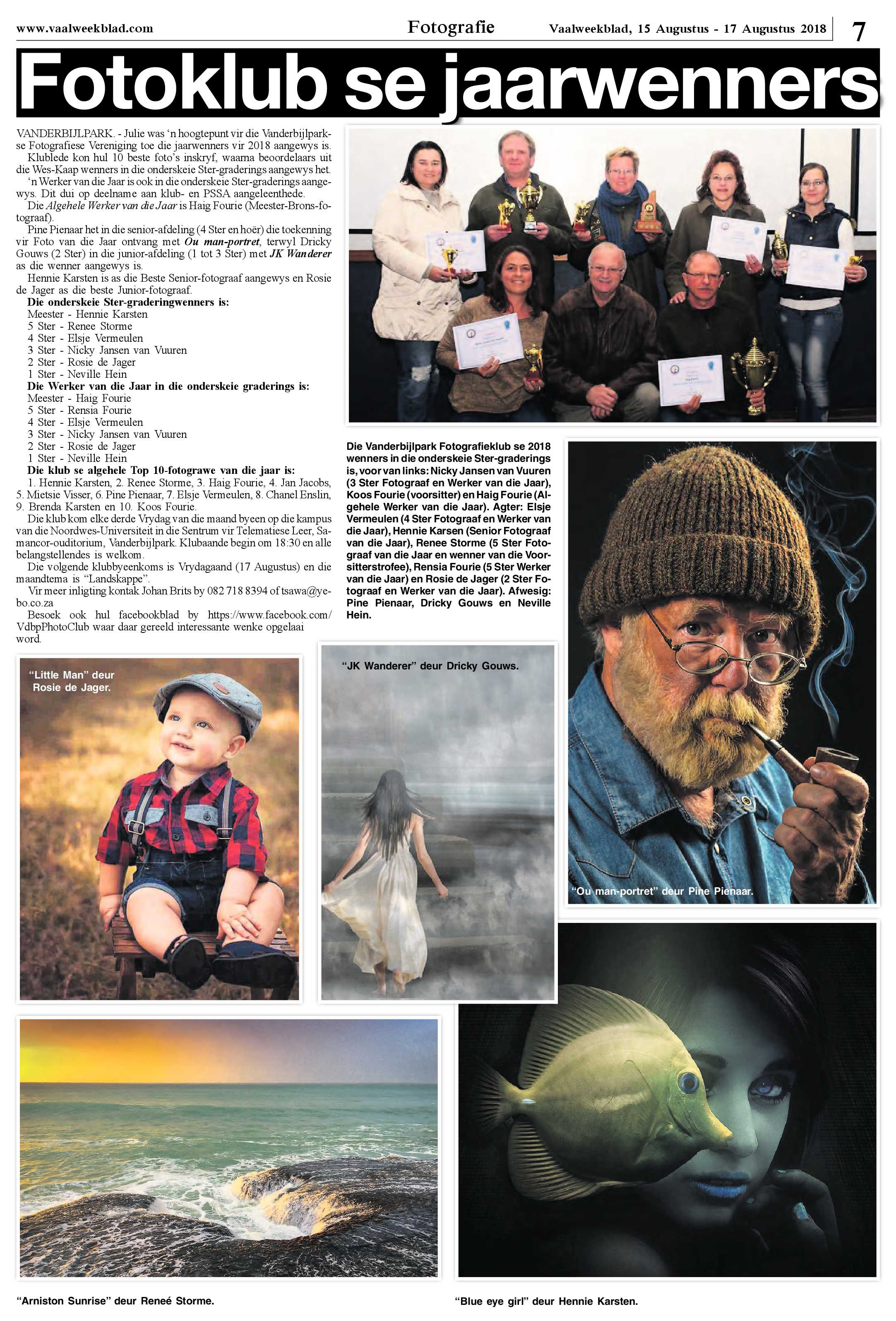 Vaalweekblad 15 – 17 Augustus 2018 page 7