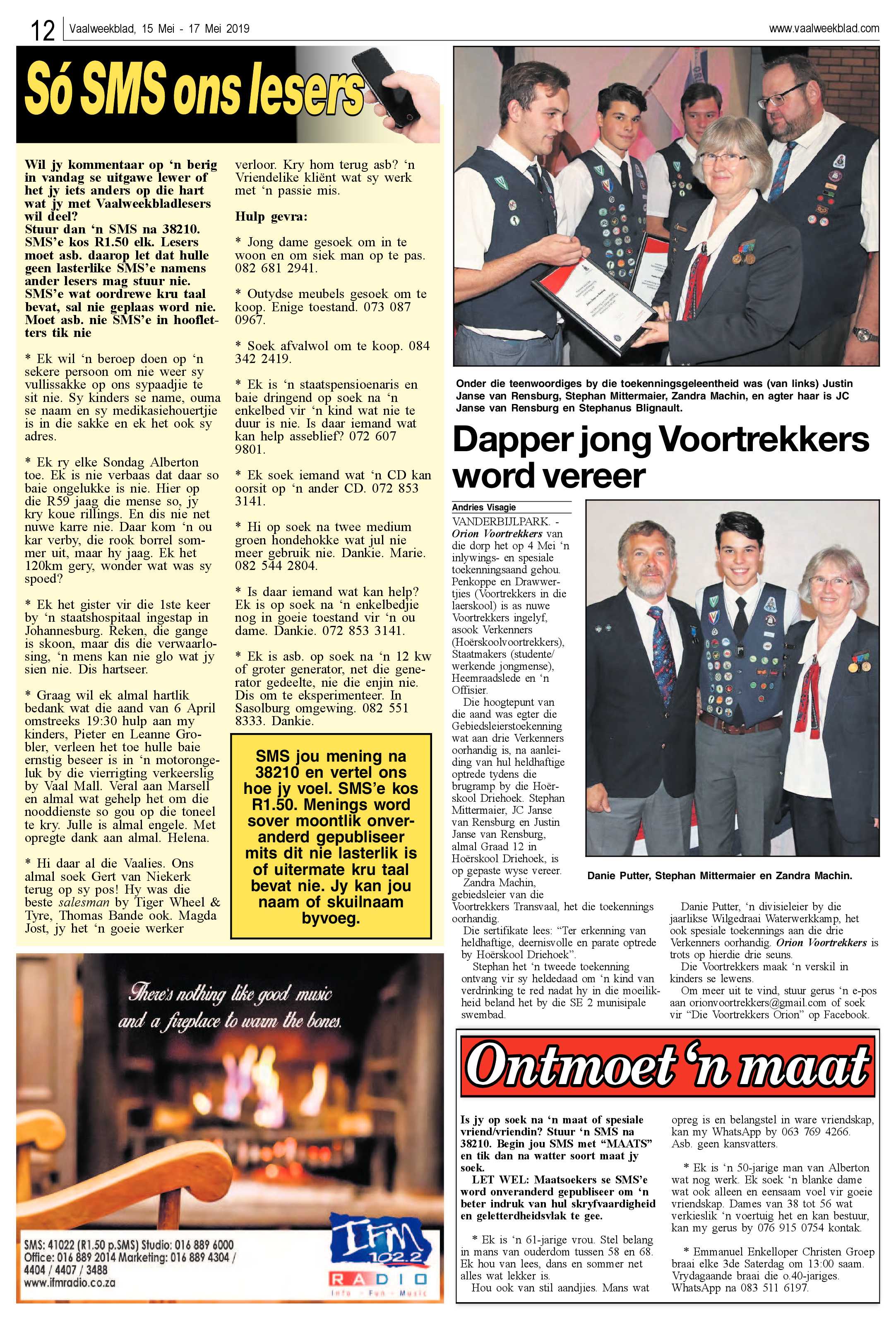 Vaalweekblad 15 – 17 Mei 2019 page 12