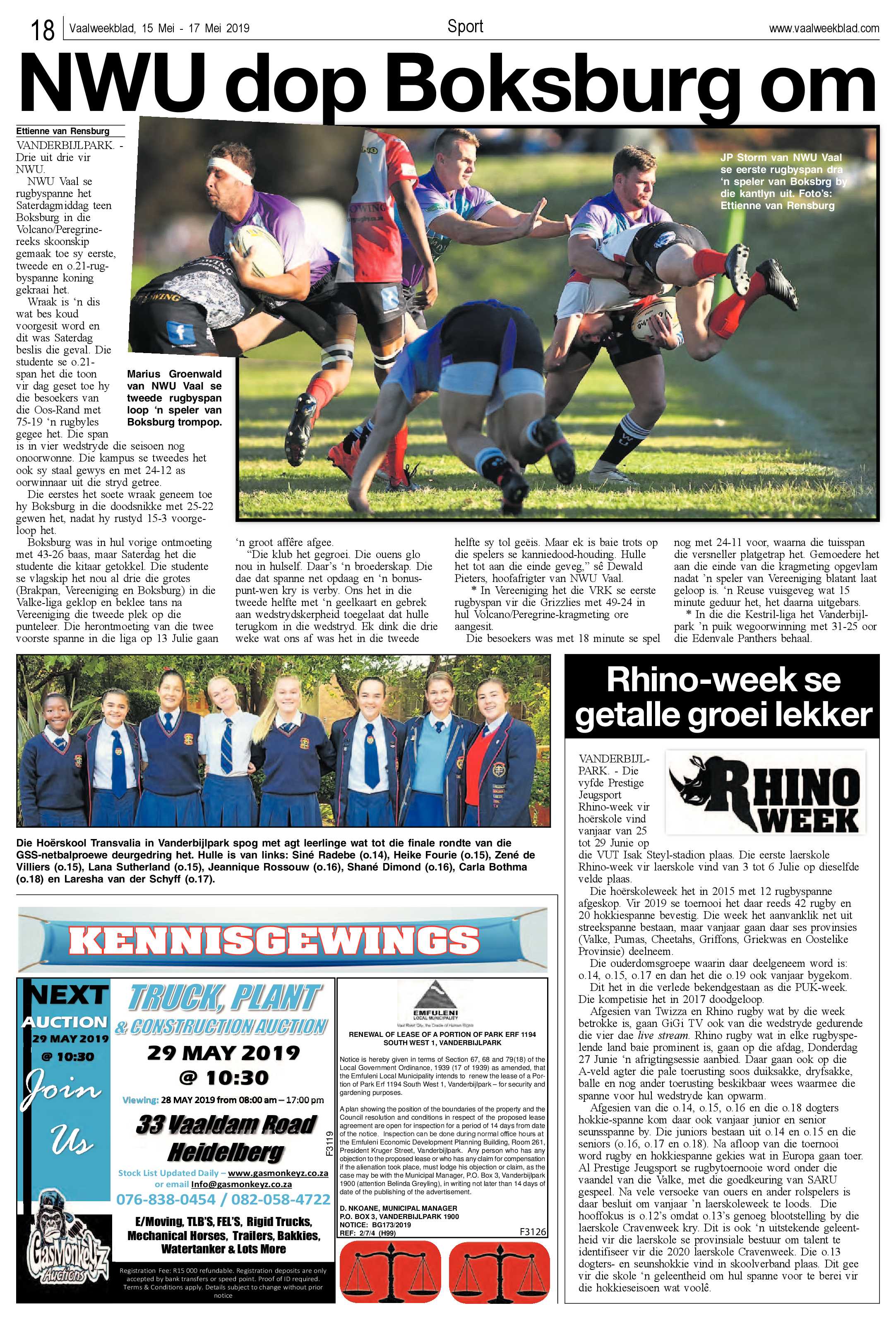 Vaalweekblad 15 – 17 Mei 2019 page 18
