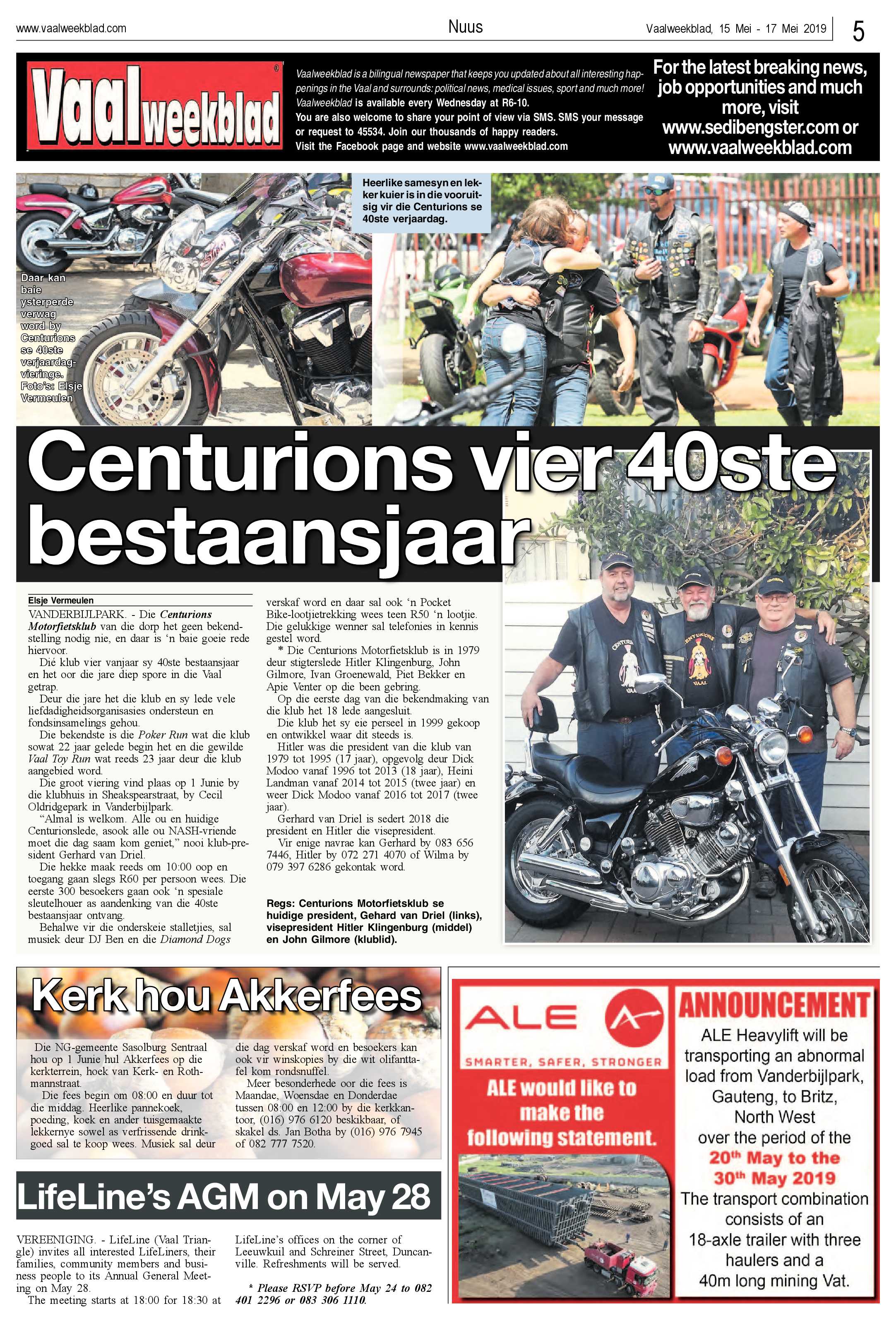Vaalweekblad 15 – 17 Mei 2019 page 5
