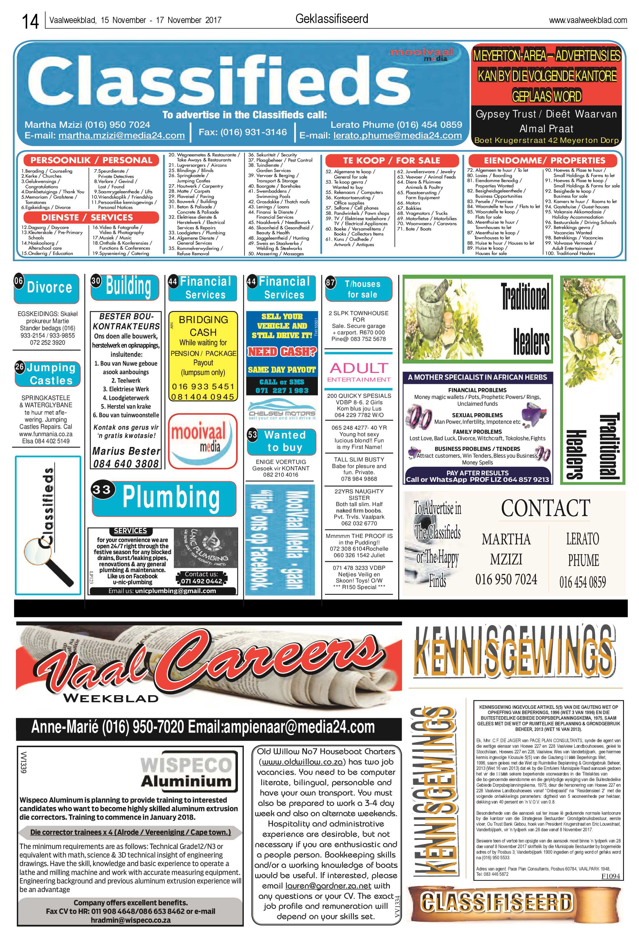 Vaalweekblad 15 – 17 November 2017 page 14