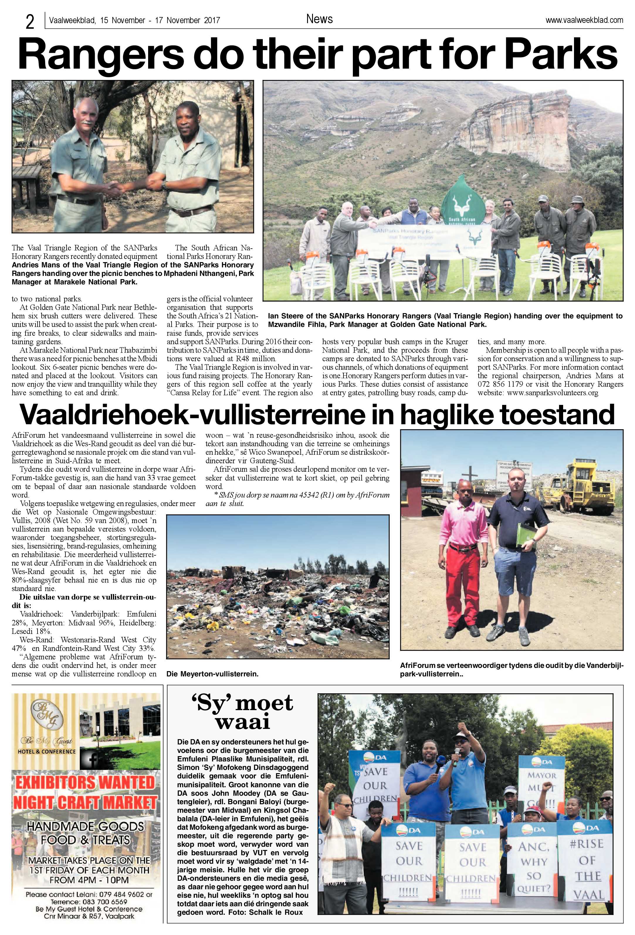 Vaalweekblad 15 – 17 November 2017 page 2