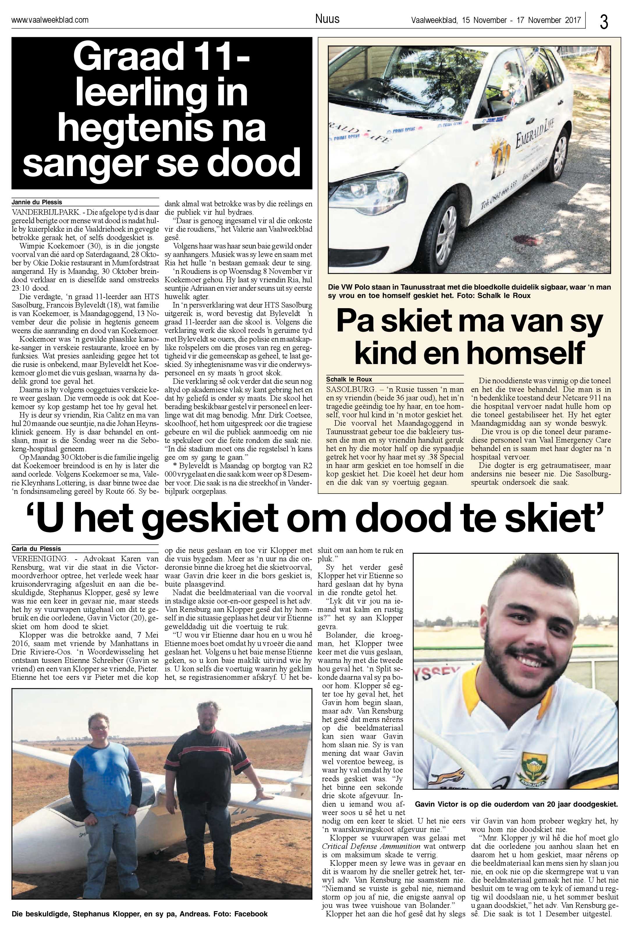 Vaalweekblad 15 – 17 November 2017 page 3