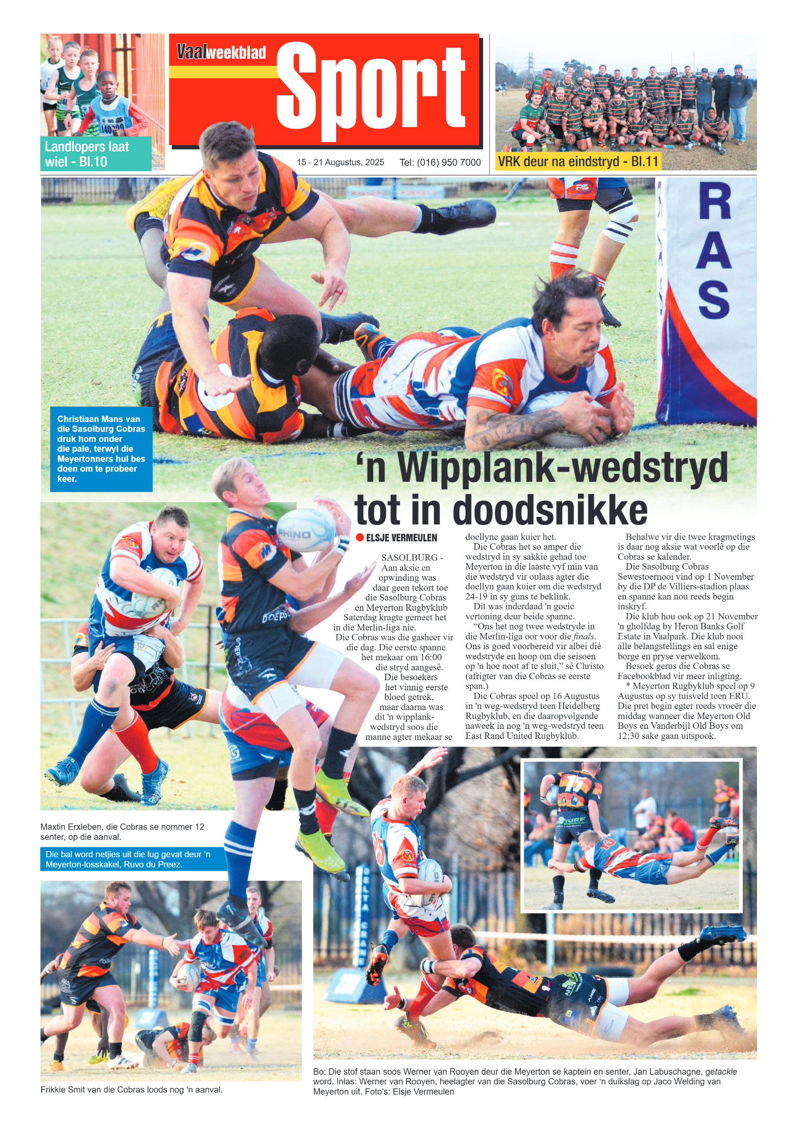 Vaalweekblad 15 – 21 Augustus, 2025 page 12