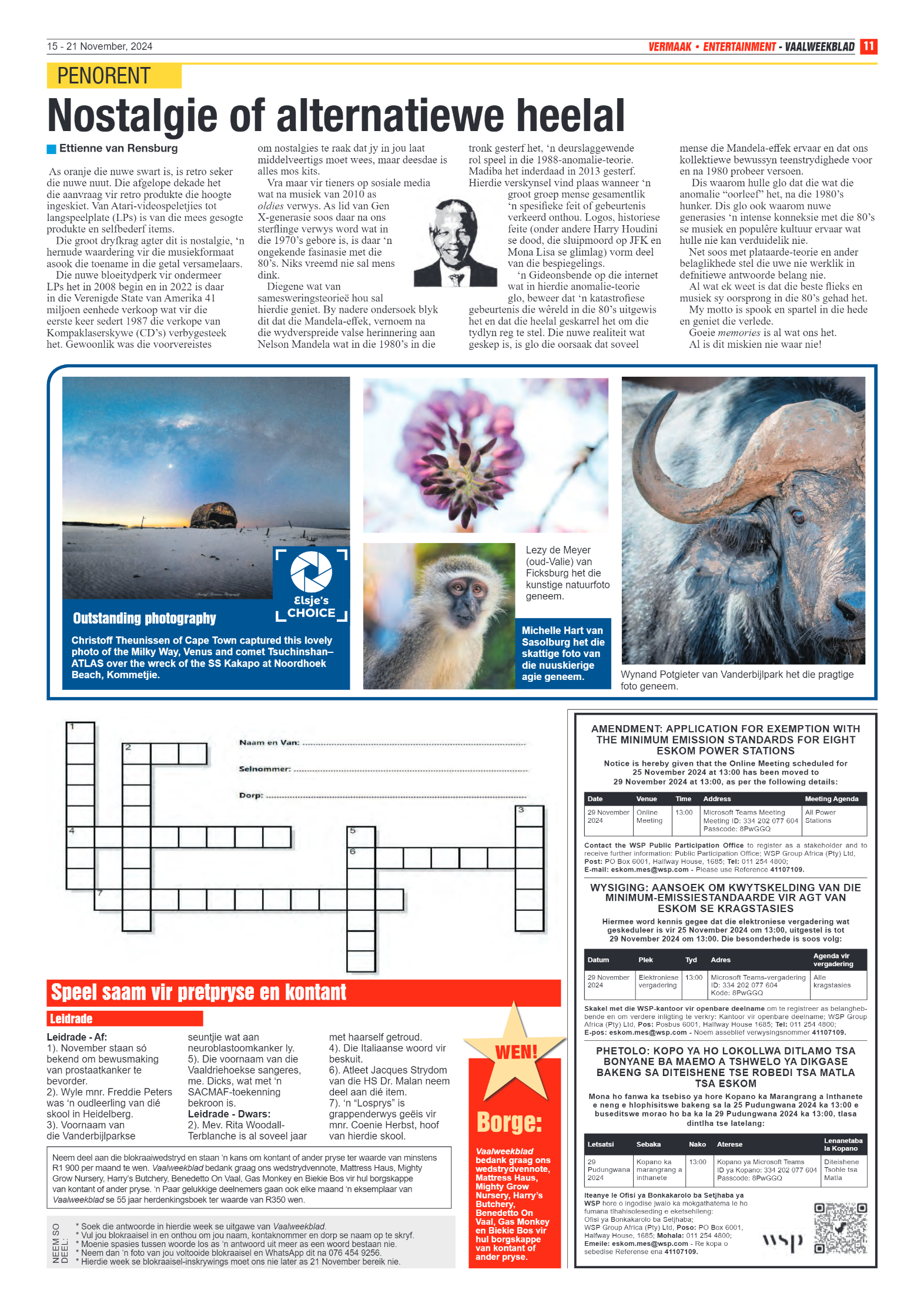 Vaalweekblad -15 – 21 November, 2024 page 11