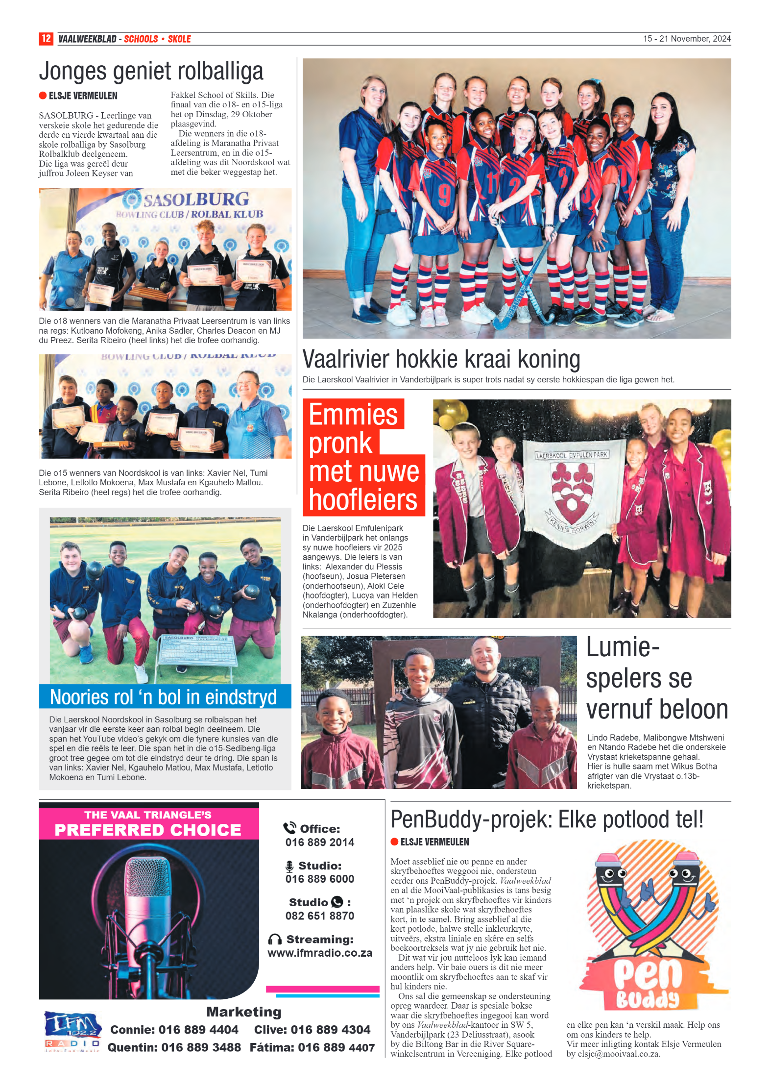 Vaalweekblad -15 – 21 November, 2024 page 12