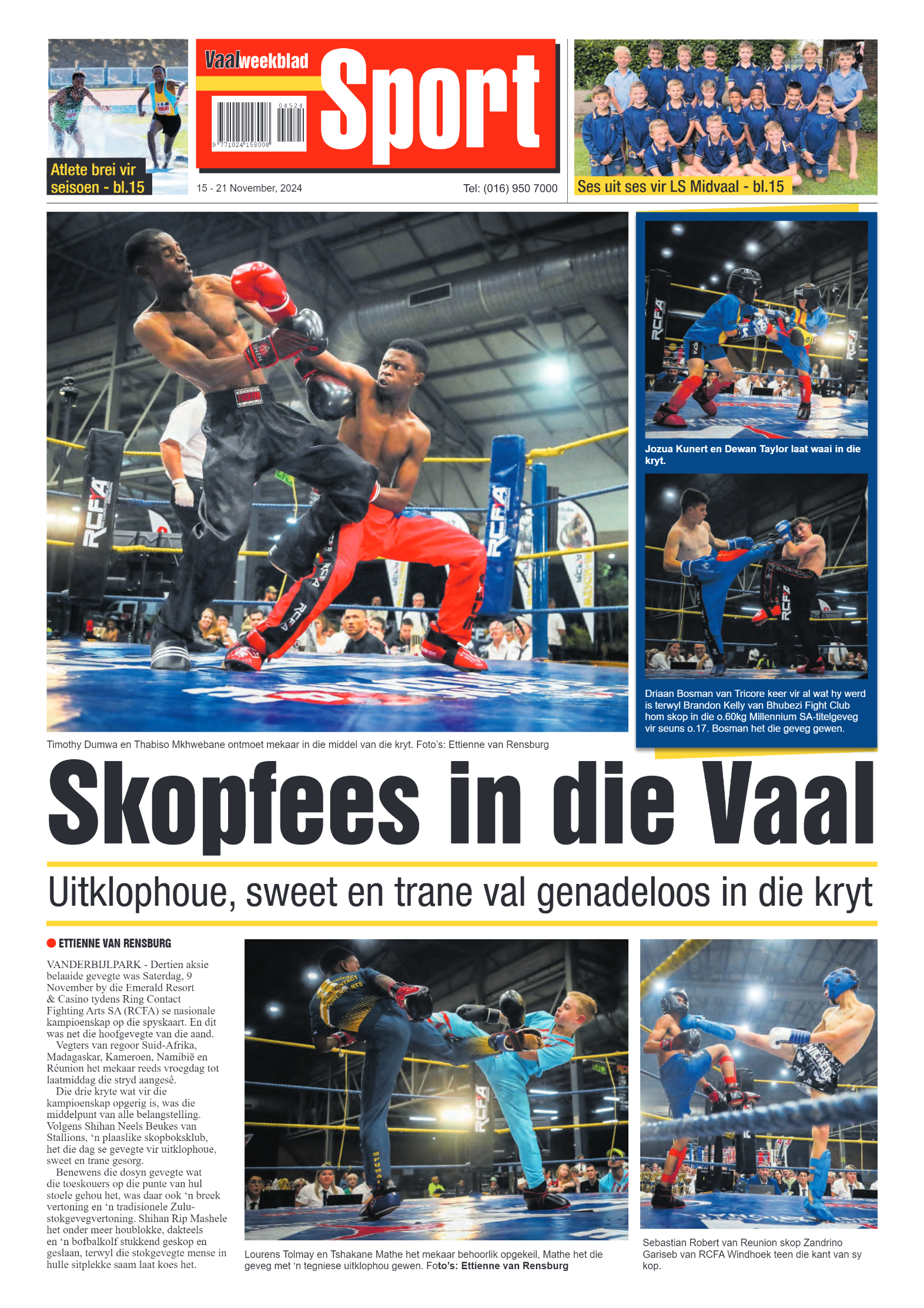 Vaalweekblad -15 – 21 November, 2024 page 16