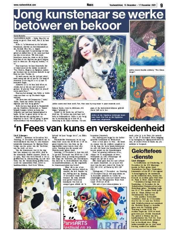 Vaalweekblad, 15 Desember – 17 Desember 2021 page 14