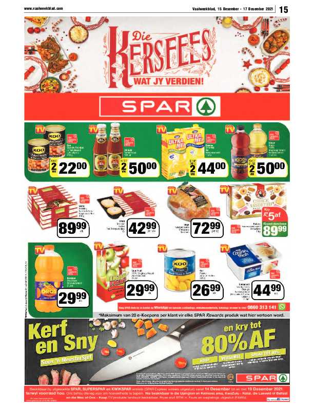 Vaalweekblad, 15 Desember – 17 Desember 2021 page 15