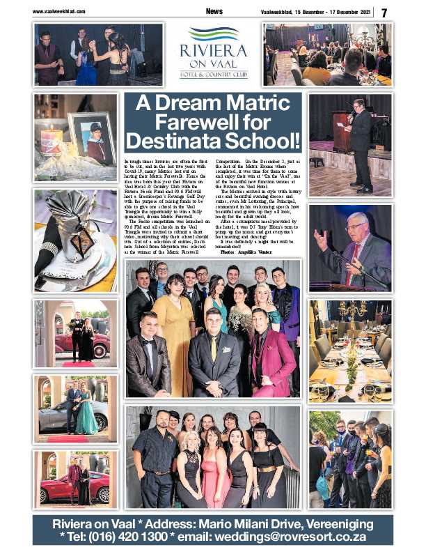 Vaalweekblad, 15 Desember – 17 Desember 2021 page 7