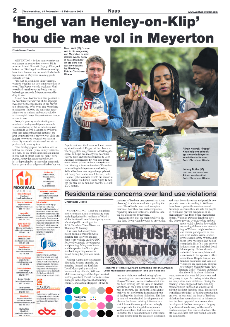 Vaalweekblad, 15 Februarie – 17 Februarie 2023 page 2