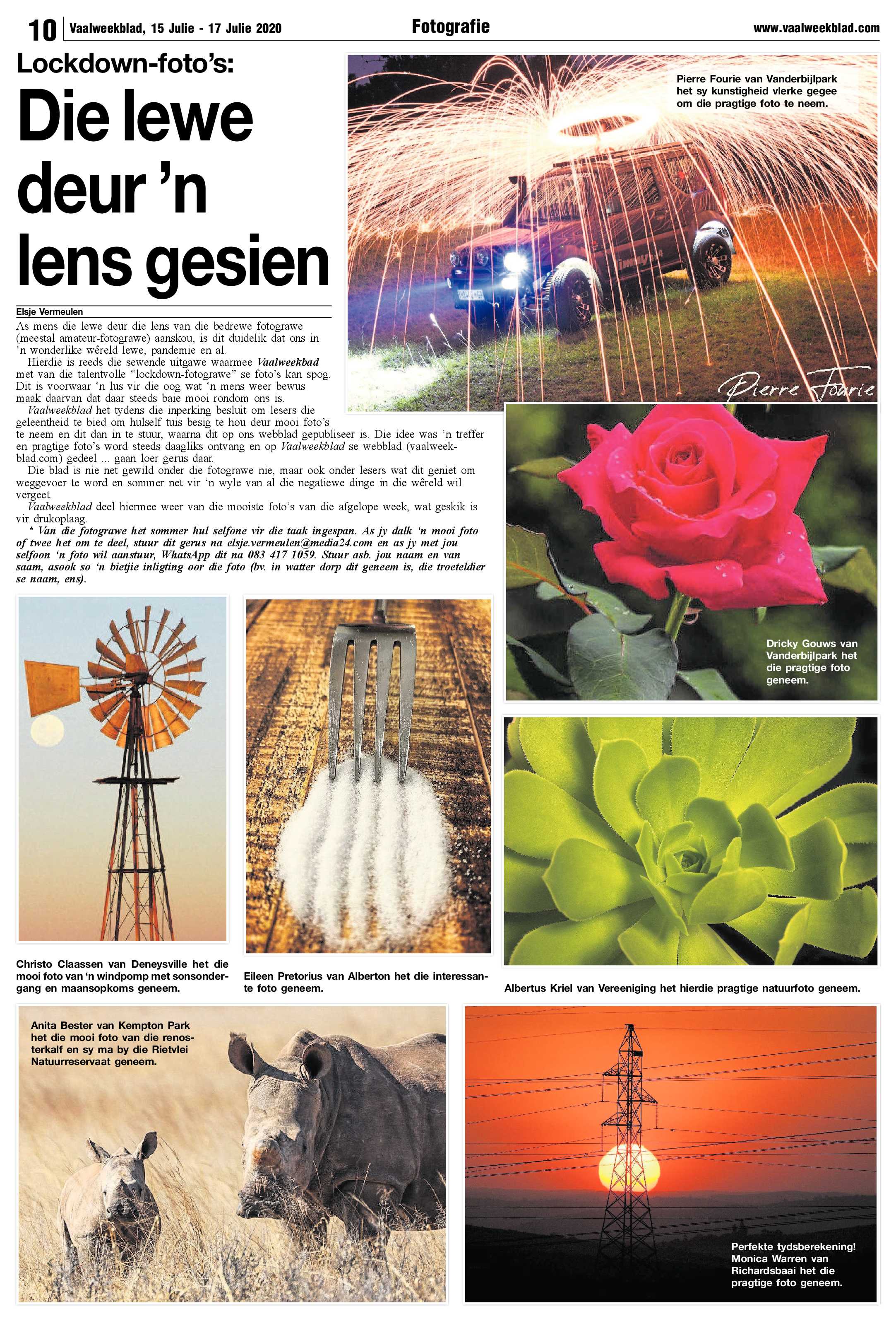 Vaalweekblad 15 Julie – 17 Julie 2020 page 10