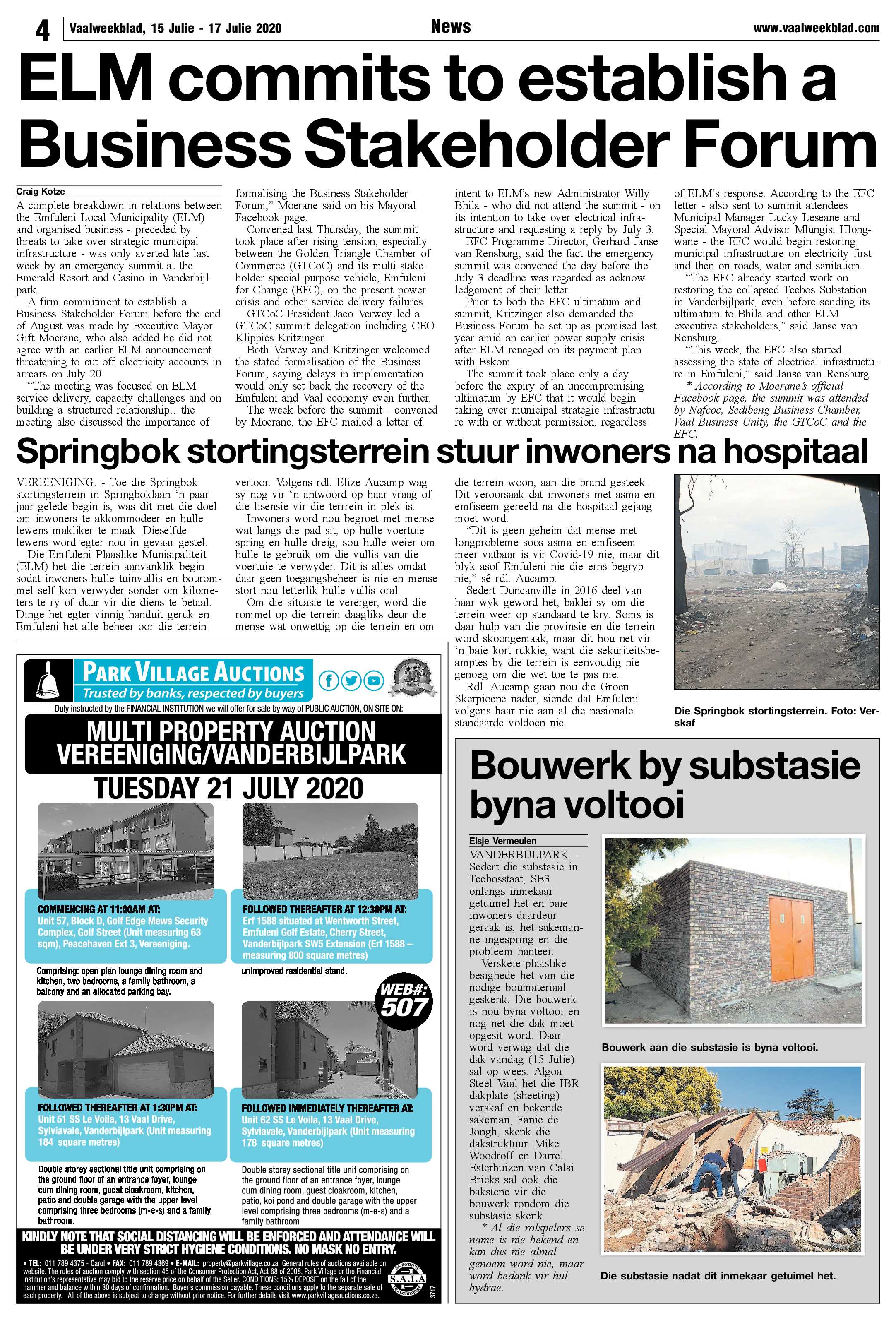 Vaalweekblad 15 Julie – 17 Julie 2020 page 4