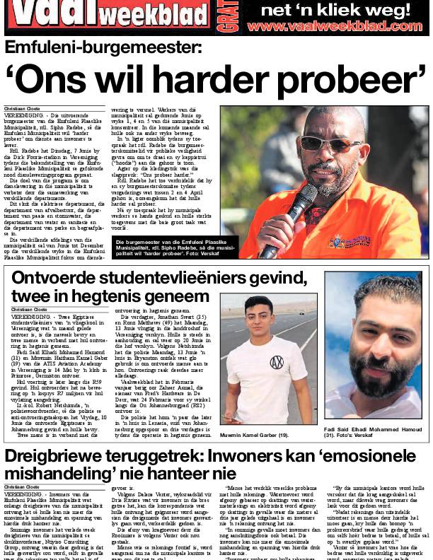 Vaalweekblad, 15 Junie – 17 Junie 2022 page 2