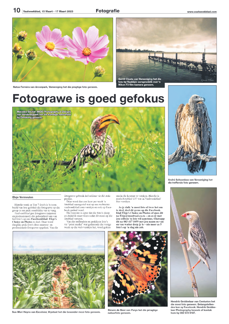 Vaalweekblad, 15 Maart – 17 Maart 2023 page 10