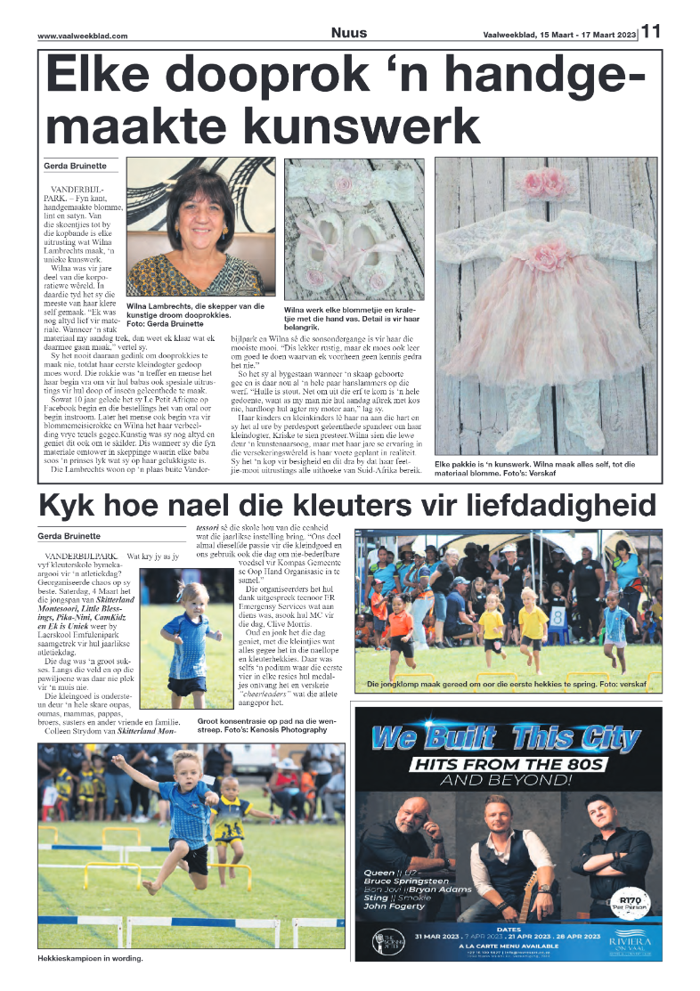 Vaalweekblad, 15 Maart – 17 Maart 2023 page 11