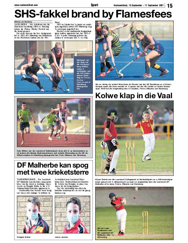 Vaalweekblad 15 September – 17 September 2021 page 15