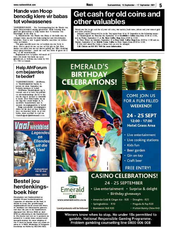Vaalweekblad 15 September – 17 September 2021 page 5
