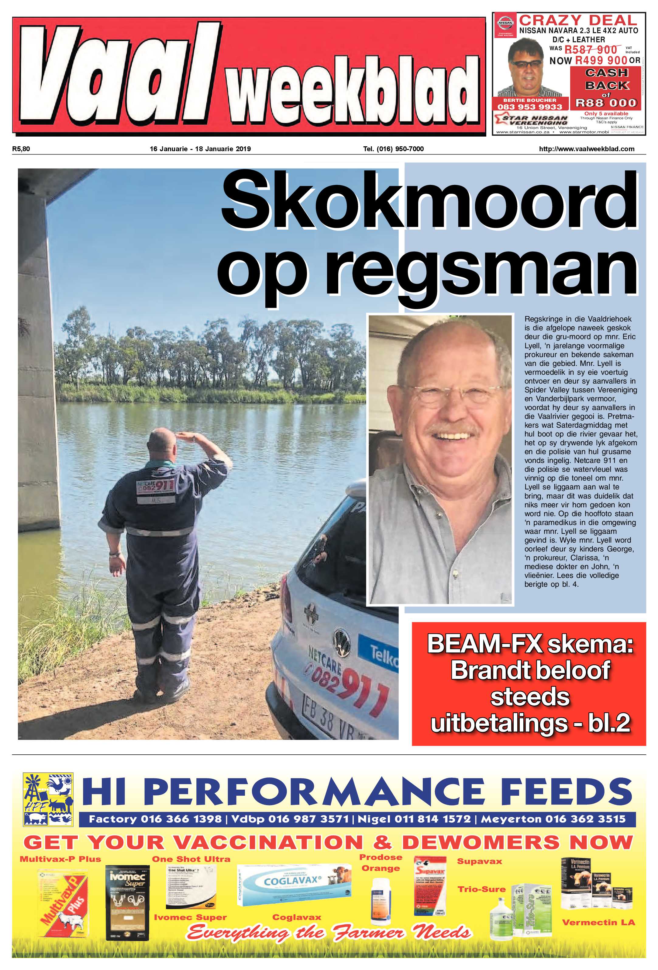 Vaalweekblad 16 – 18 Januarie 2019 page 1