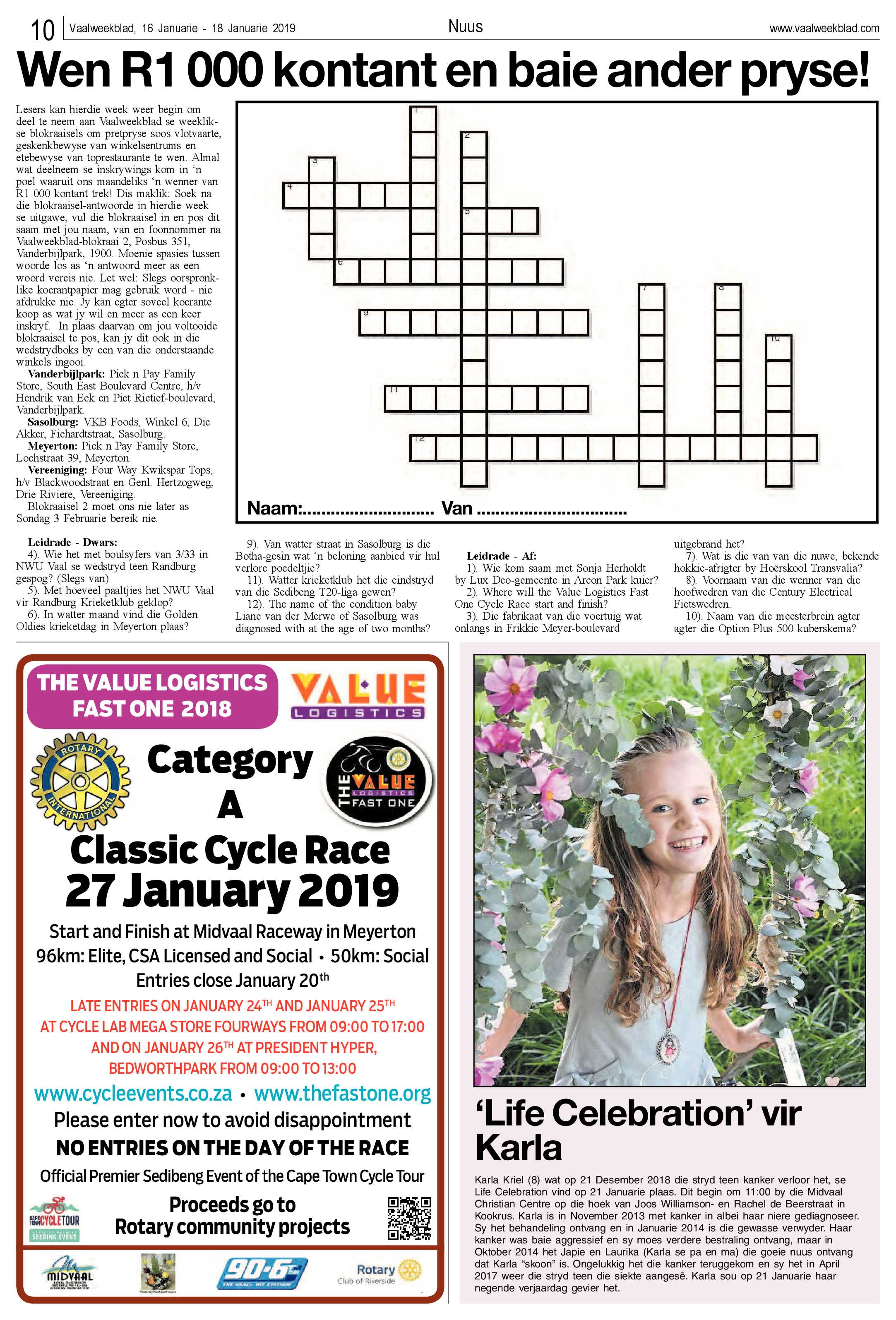 Vaalweekblad 16 – 18 Januarie 2019 page 10