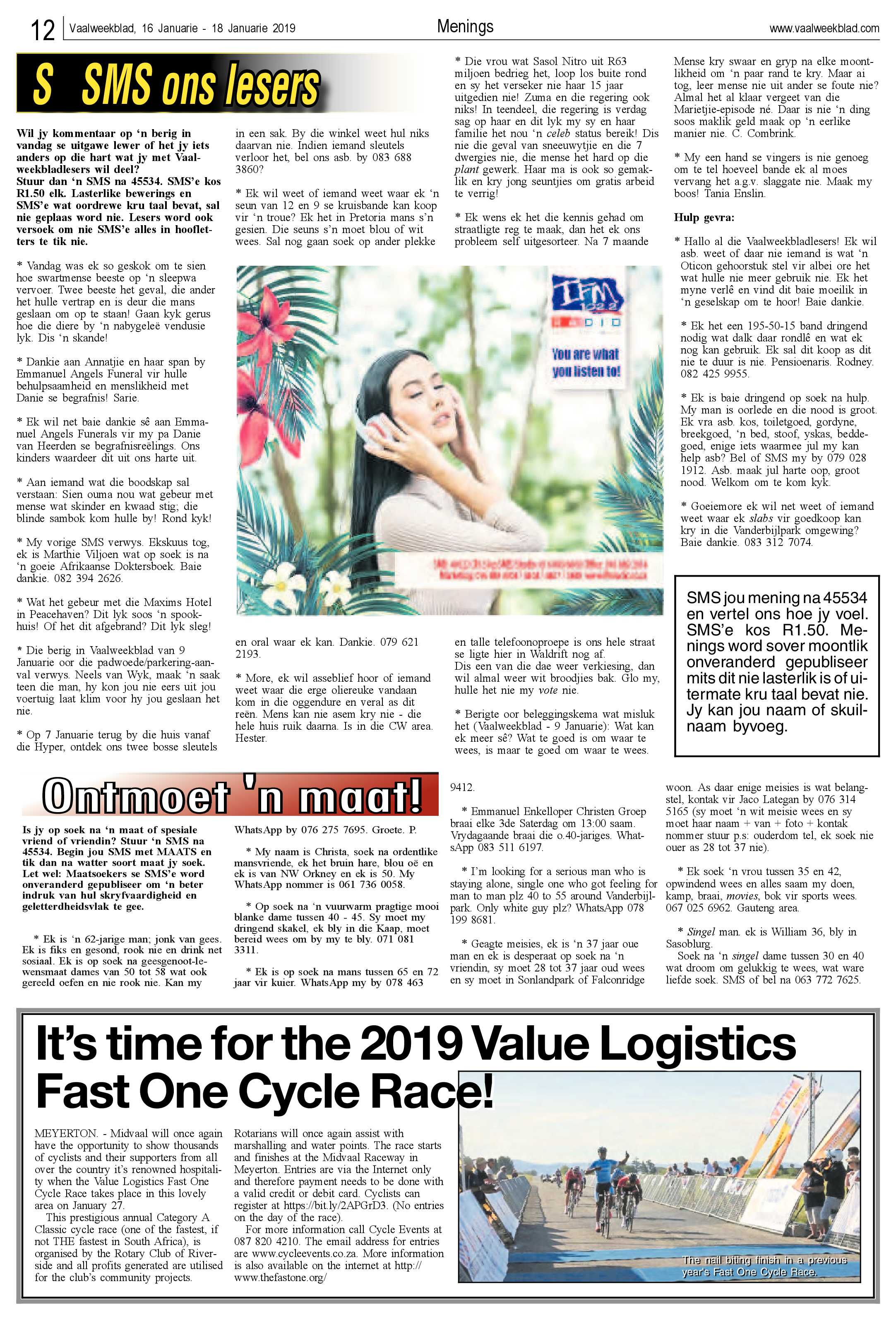Vaalweekblad 16 – 18 Januarie 2019 page 12
