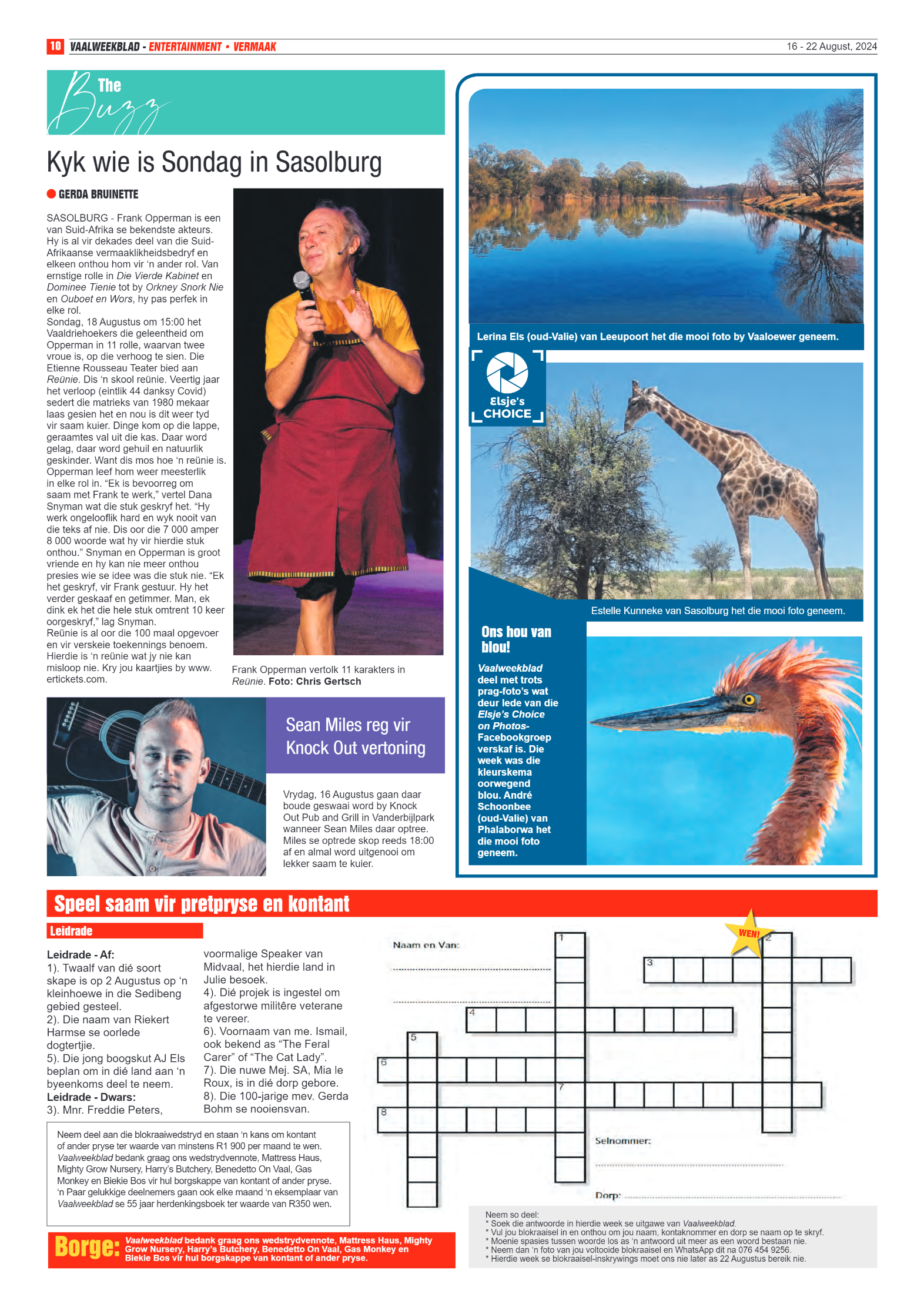 Vaalweekblad 16 – 22 August, 2024 page 10